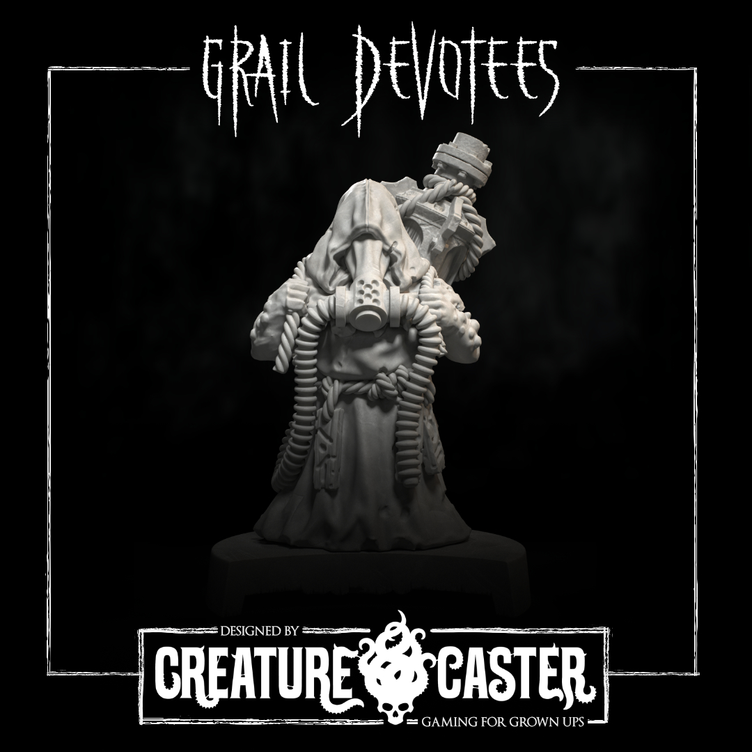 Grail Devotees of the Great Hunger - Trench Crusade STL file - Image 2