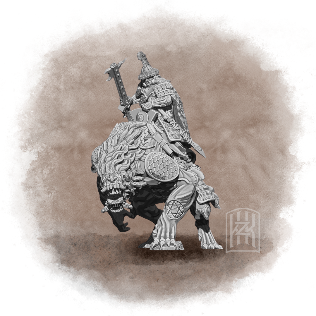 The Qarīn-Kumun - Noyan by KZKMinis, is a proxy for Lion of Jabir, Silahdar, Yüzbaşı Captain, in Iron Sultanate.