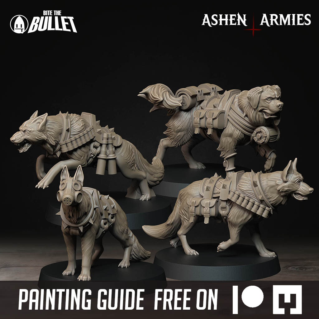 Sanctified Legion - Combat Dogs by Bite the Bullet, is a proxy for Attack Dog, Guard Dog, Mercy Dog, Trench Dog, in The Principality of New Antioch.