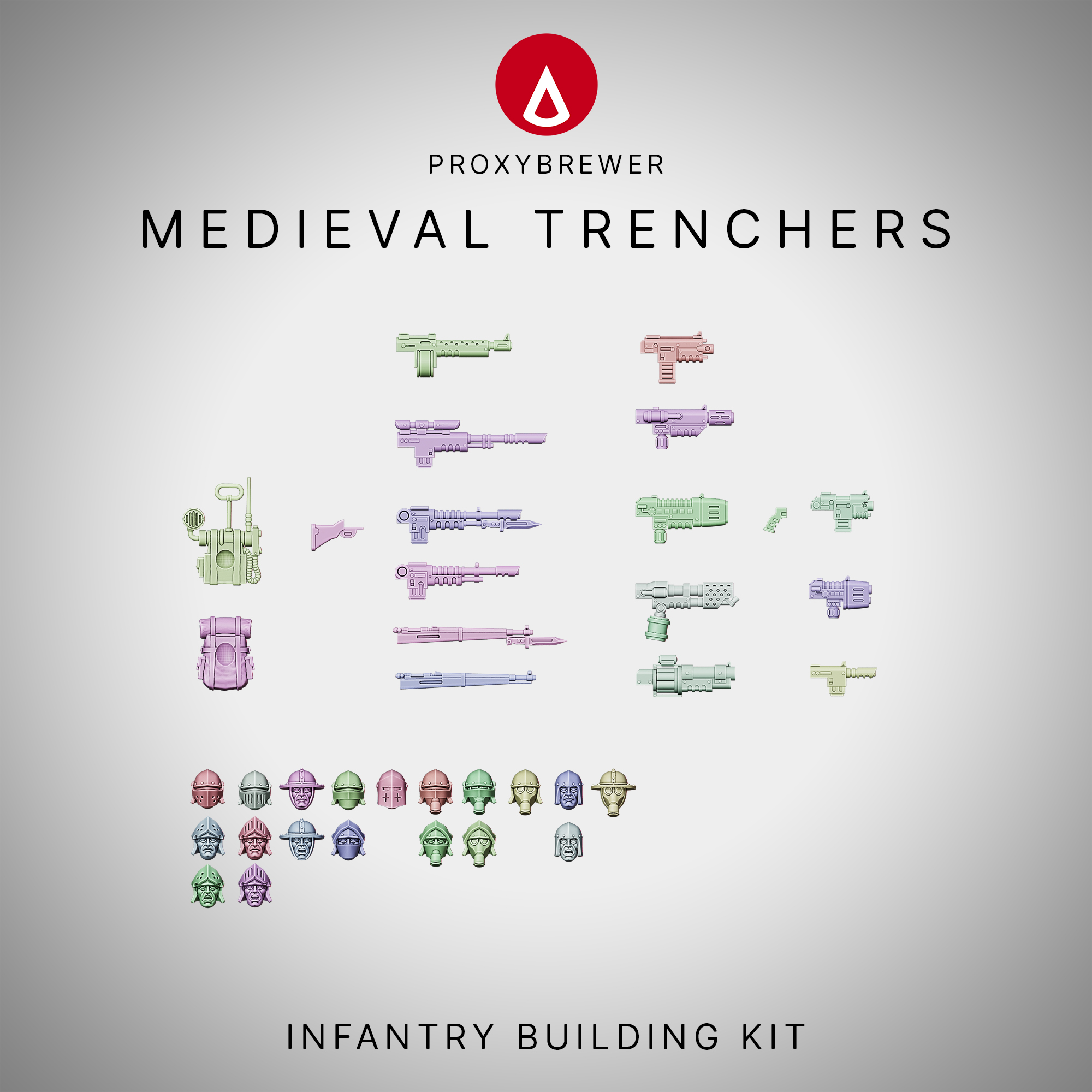 Medieval Trenchers - Trench Crusade STL file - Image 4