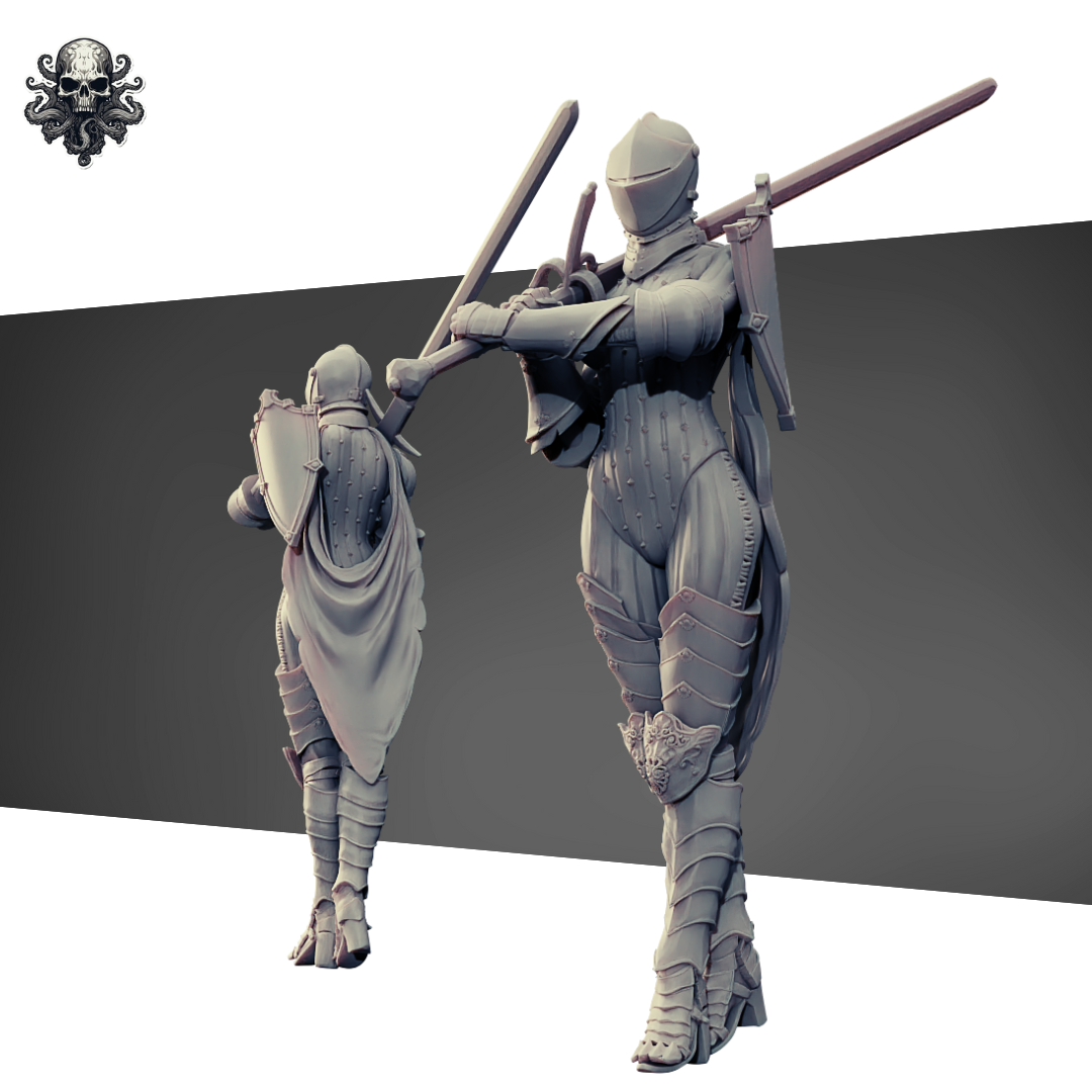 Zweihander Saint - Trench Crusade STL file for Stigmatic Nun