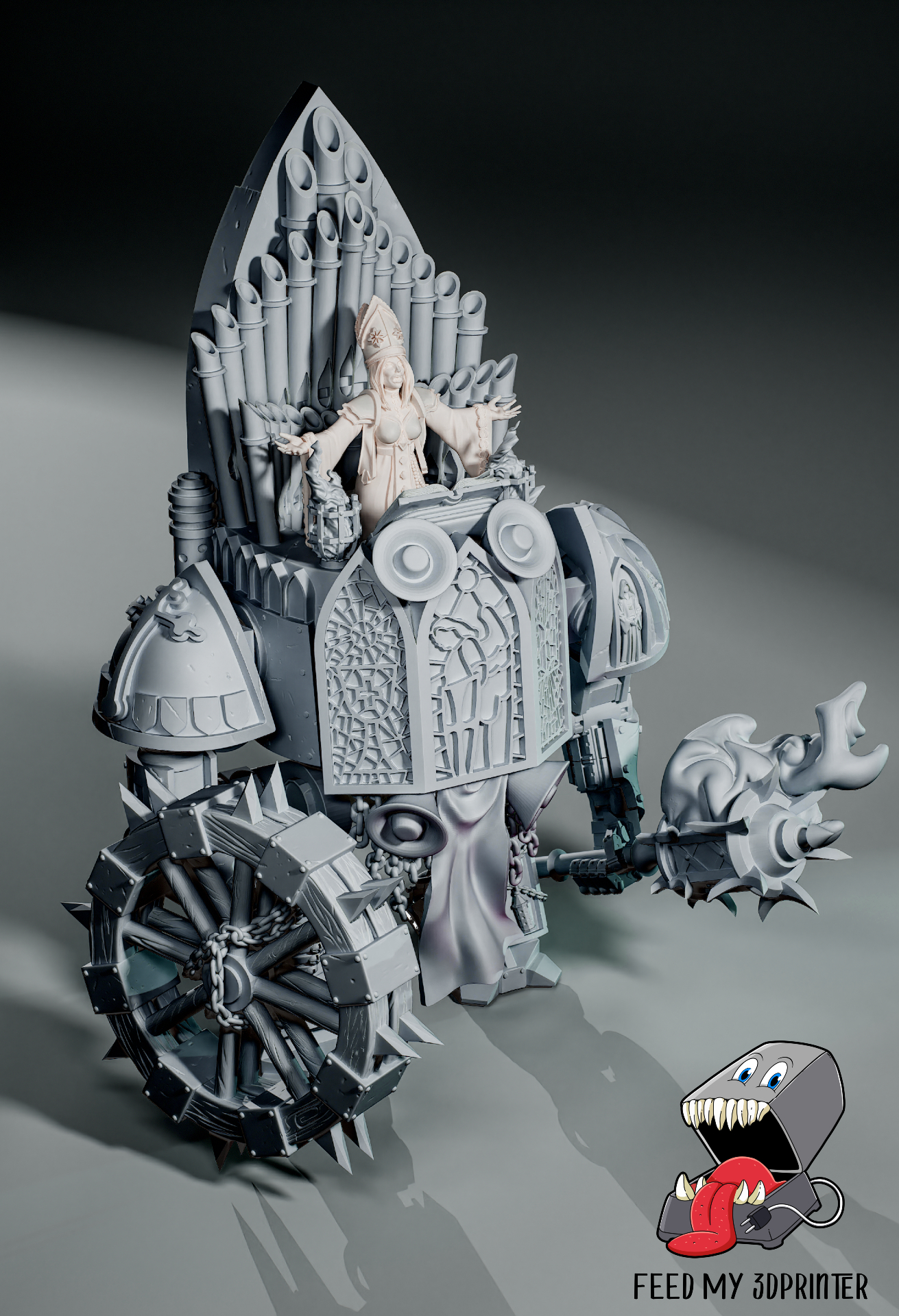 Anchorite Shrine - Warshrine by feedmy3dprinter, is a proxy for Anchorite Shrine, in Trench Pilgrims.