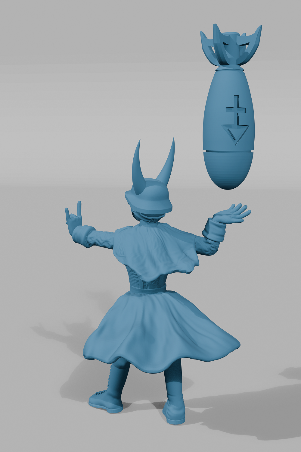 Magical Bomb Ladie - Trench Crusade STL file - Image 3