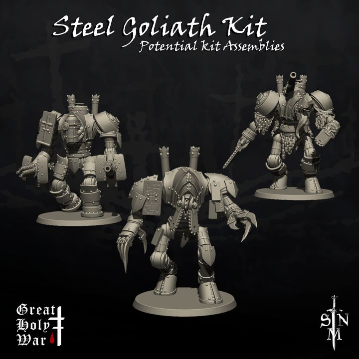 Great Holy War: Steel Goliath Kit by Sir Nicholas Miniatures - Image 2
