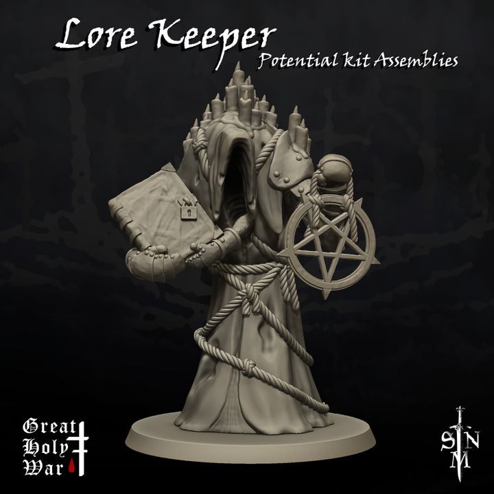 Great Holy War: Lore Keeper by Sir Nicholas Miniatures - Image 2