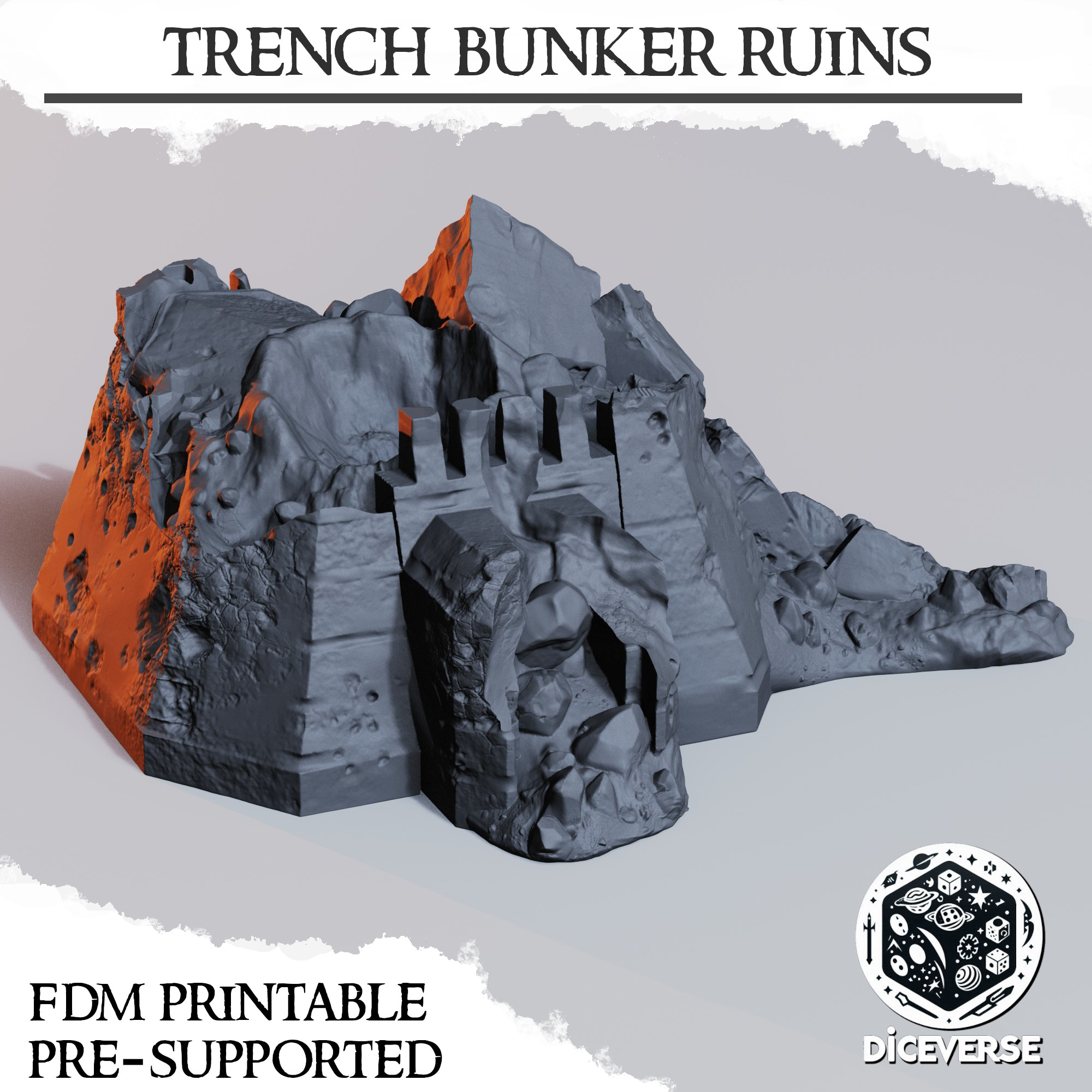 Trench Terrain: Trench Bunker Ruins