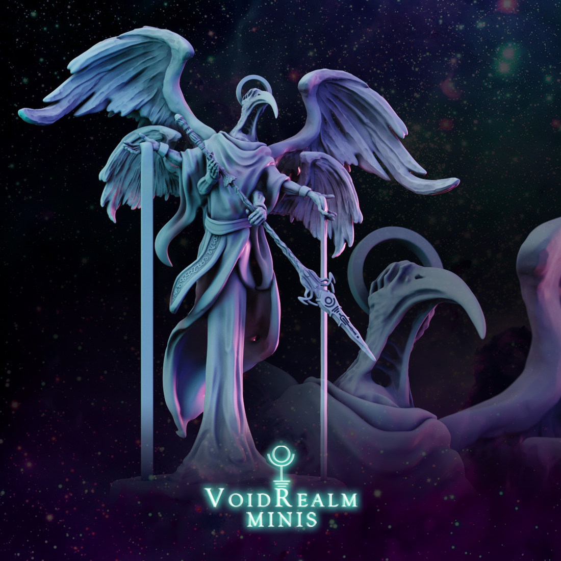 Wailing Angel - Trench Crusade STL file for Sorcerer