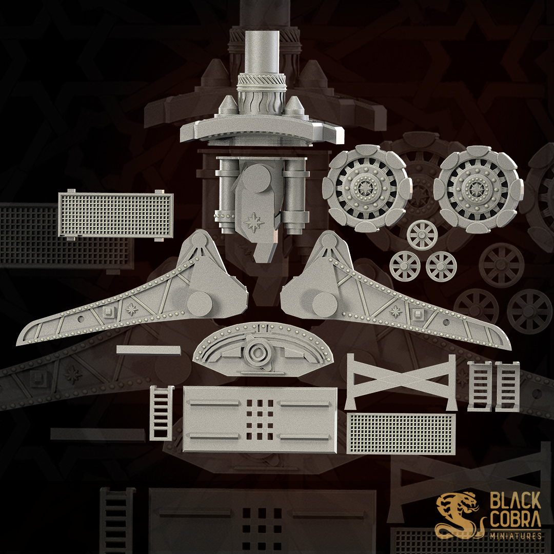 Big Cannon From Iron Trenchers by MOMminiatures - Skirmish, WWI, boardgame, diorama, rpg, tabletop, terrain, trench, wargame, wargaming - Image 3