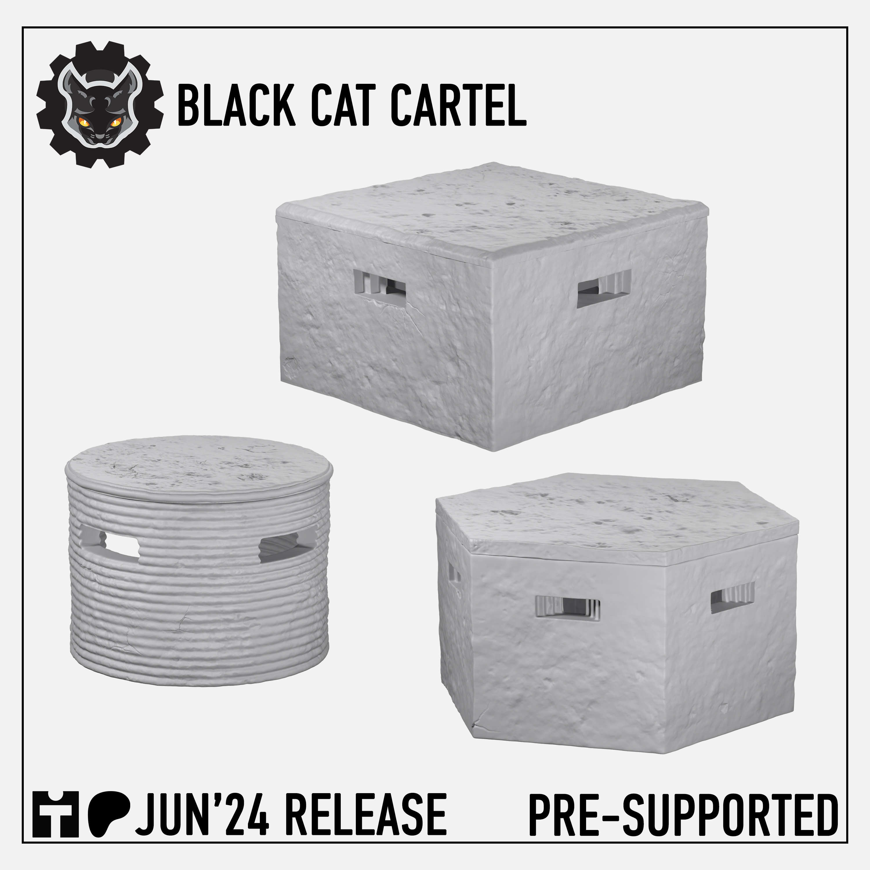 WW2 GB Pillboxes FW3 by BlackCatCartel - 28mm, Bunker, boltaction, history, pillbox, tabletop, terrain, wargame, wargaming, ww2 - Image 2