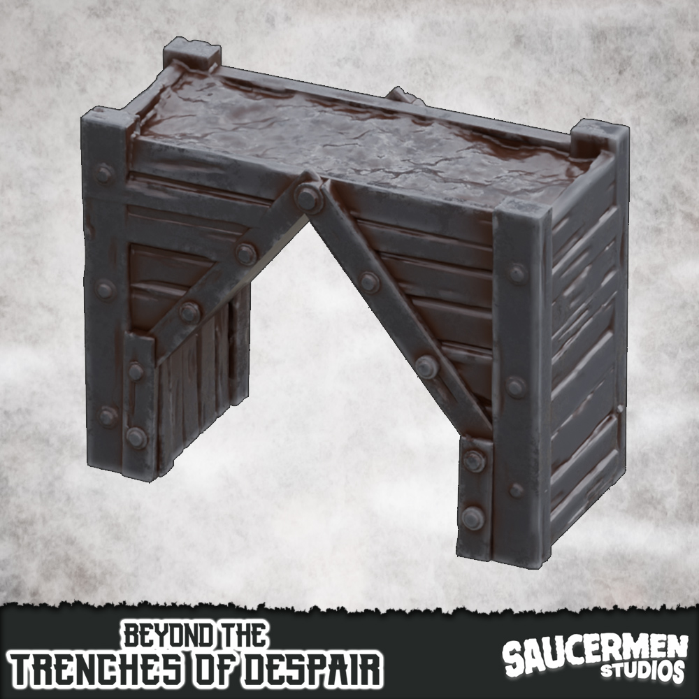 Beyond the Trenches of Despair: Trench Walkthrough by saucermenstudios - Trench Crusade Terrain