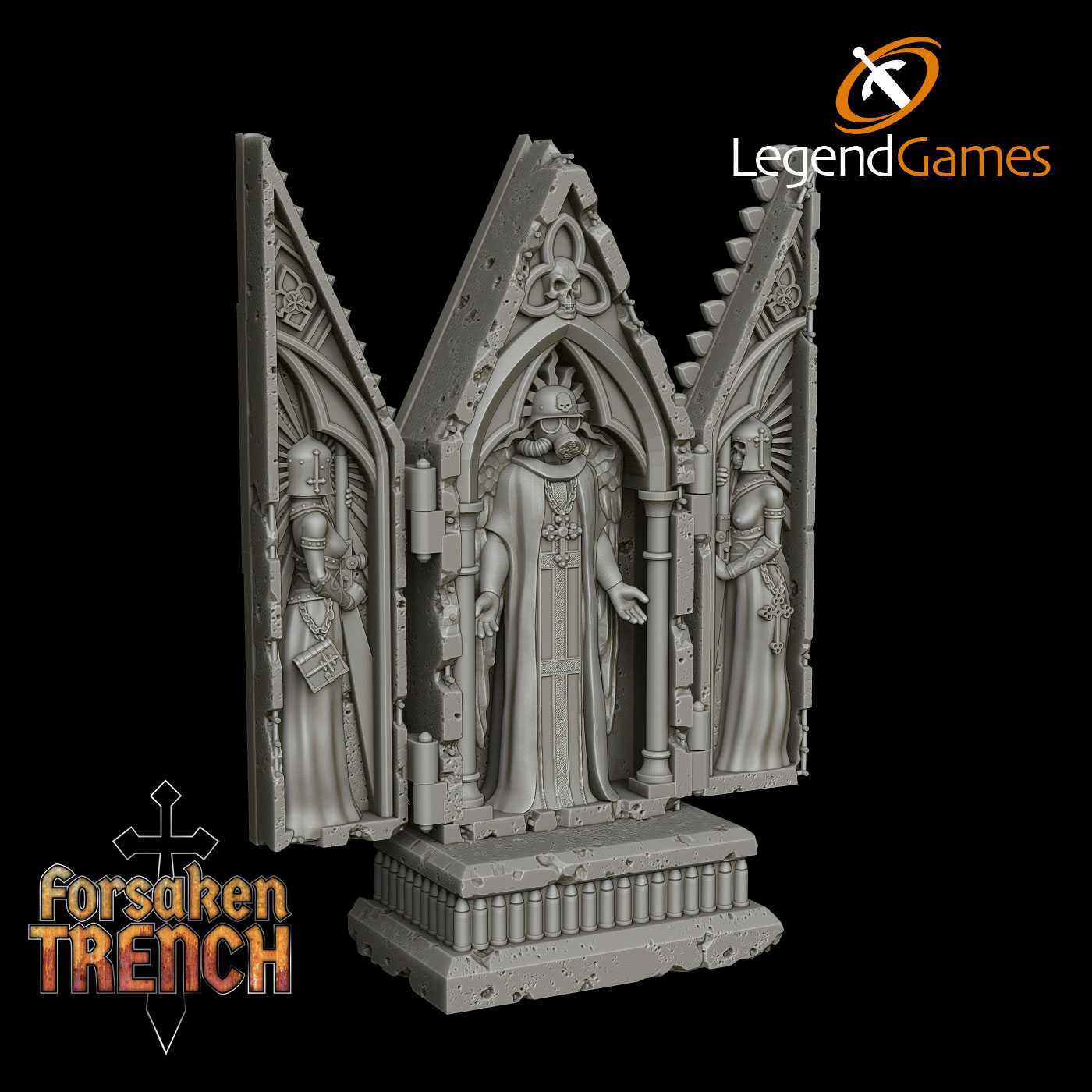 LegendGames Trench Crusade Battlefield Shrine Triptych by LegendGames - Trench Crusade Terrain