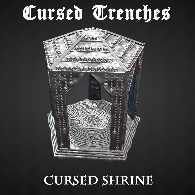 Cursed Trenches: Cursed Shrine by Warscape - Trench Crusade Terrain