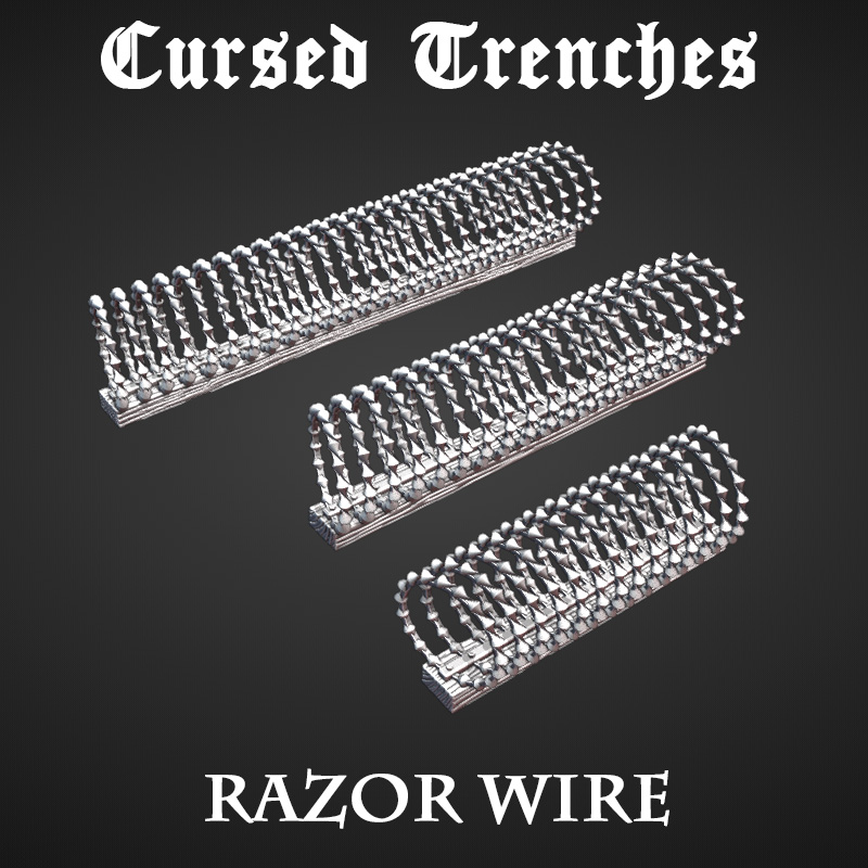 Cursed Trenches: Razor Wire by Warscape - Trench Crusade Terrain