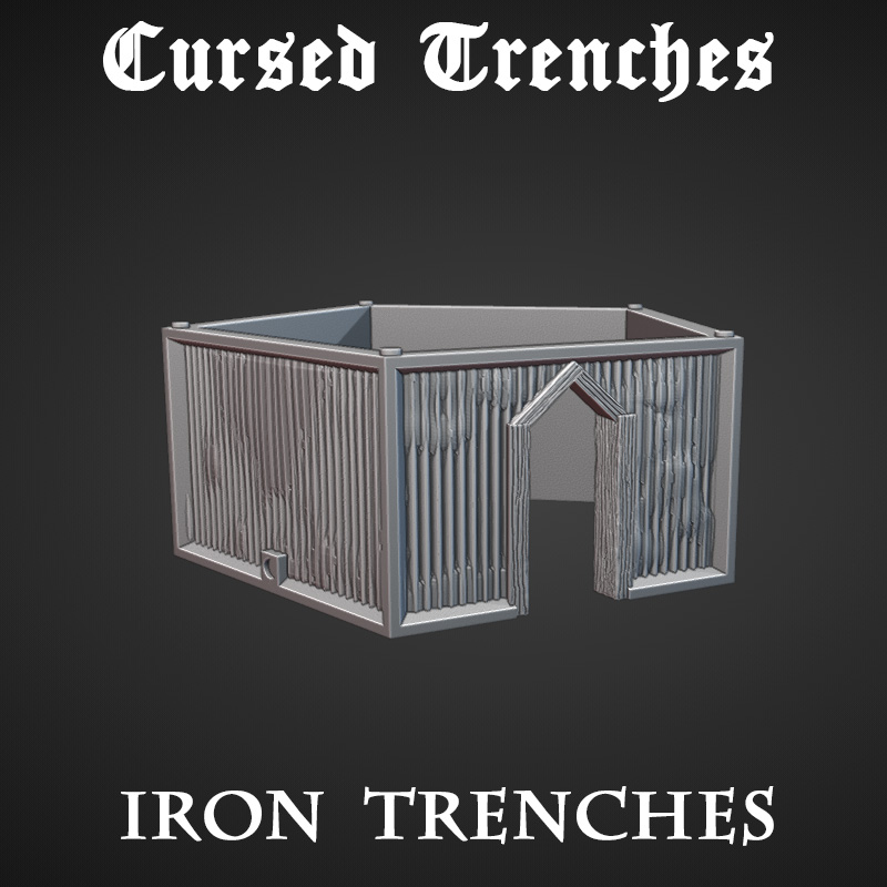 Cursed Trenches: Iron Trenches by Warscape - Trench Crusade Terrain