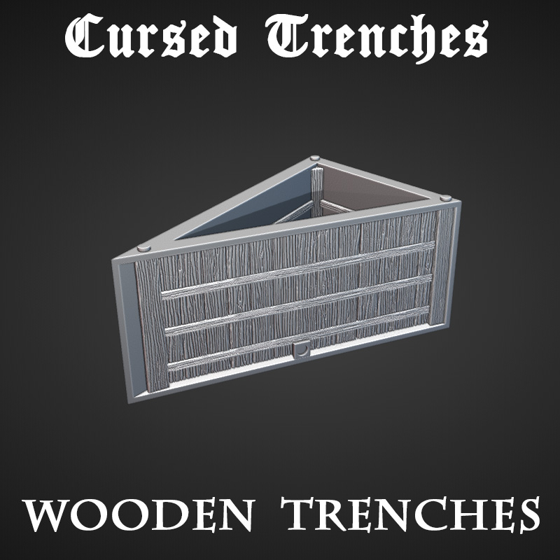 Cursed Trenches: Wooden Trenches by Warscape - Crusade, gaming, grimdark, scenery, tabletop, terrain, trench, trenches, wooden - Image 3