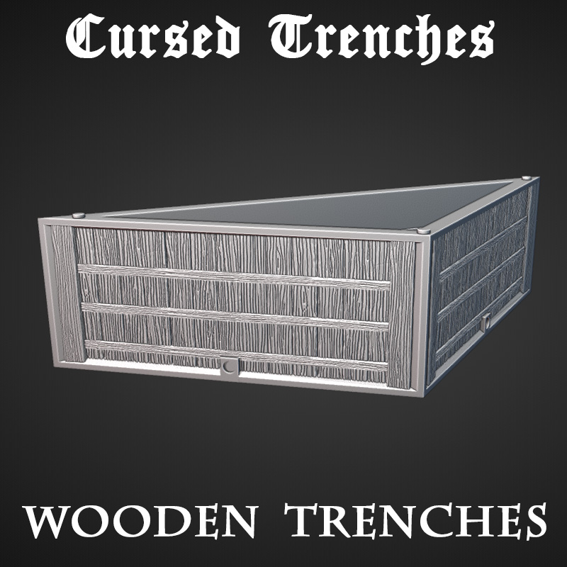 Cursed Trenches: Wooden Trenches by Warscape - Crusade, gaming, grimdark, scenery, tabletop, terrain, trench, trenches, wooden - Image 4