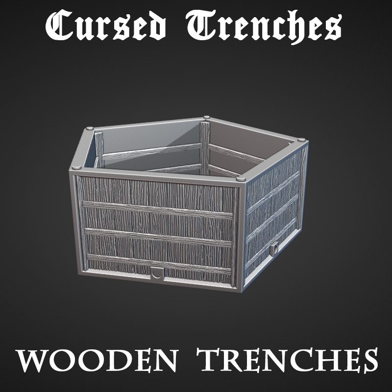 Cursed Trenches: Wooden Trenches by Warscape - Crusade, gaming, grimdark, scenery, tabletop, terrain, trench, trenches, wooden - Image 5