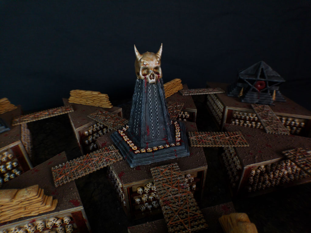 Cursed Trenches: 3D Printable hellscapes by Warscape - Bunker, Crusade, Monolith, Shrine, Traps, barbed, demon, demonic, duckboards, grimdark, hellscape, heretic, portal, sandbags, scenery, tank, terrain, trench, trenches, wire - Image 5