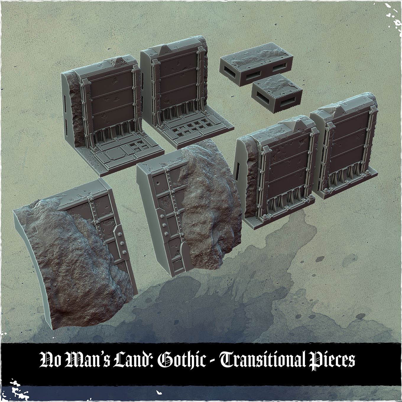No Man's Land: Gothic - Transitional Pieces by multiverse-store - Trench Crusade Terrain
