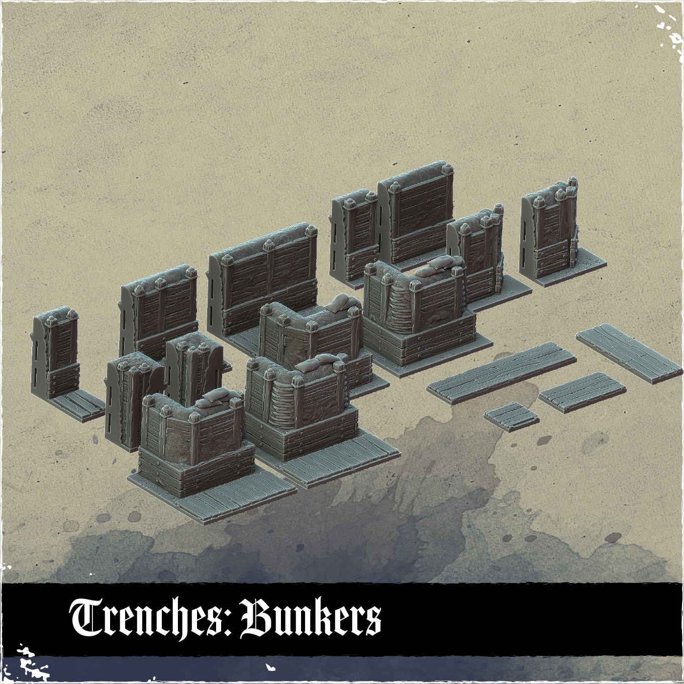 Trench Bunkers by multiverse-store - krieg, terrain, trenchcrusade, ww1 - Image 2