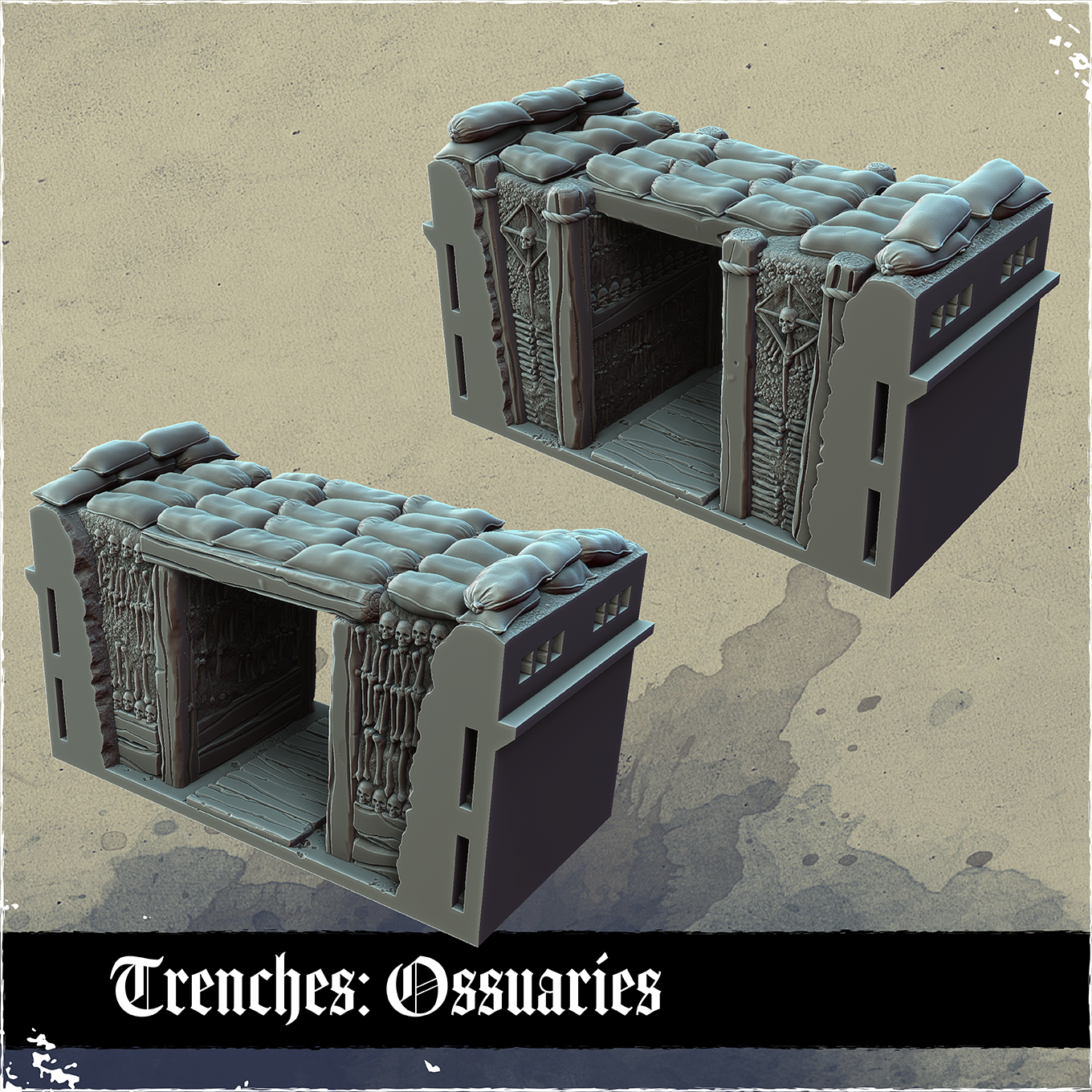 Trench Ossuaries by multiverse-store - Trench Crusade Terrain
