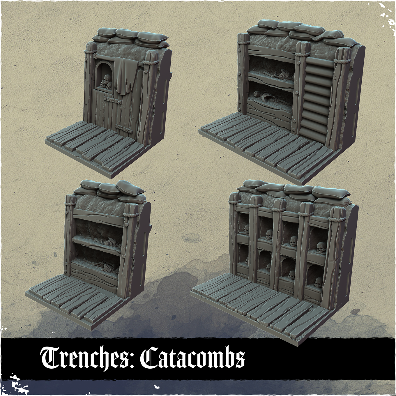 Trench Catacombs by multiverse-store - Trench Crusade Terrain
