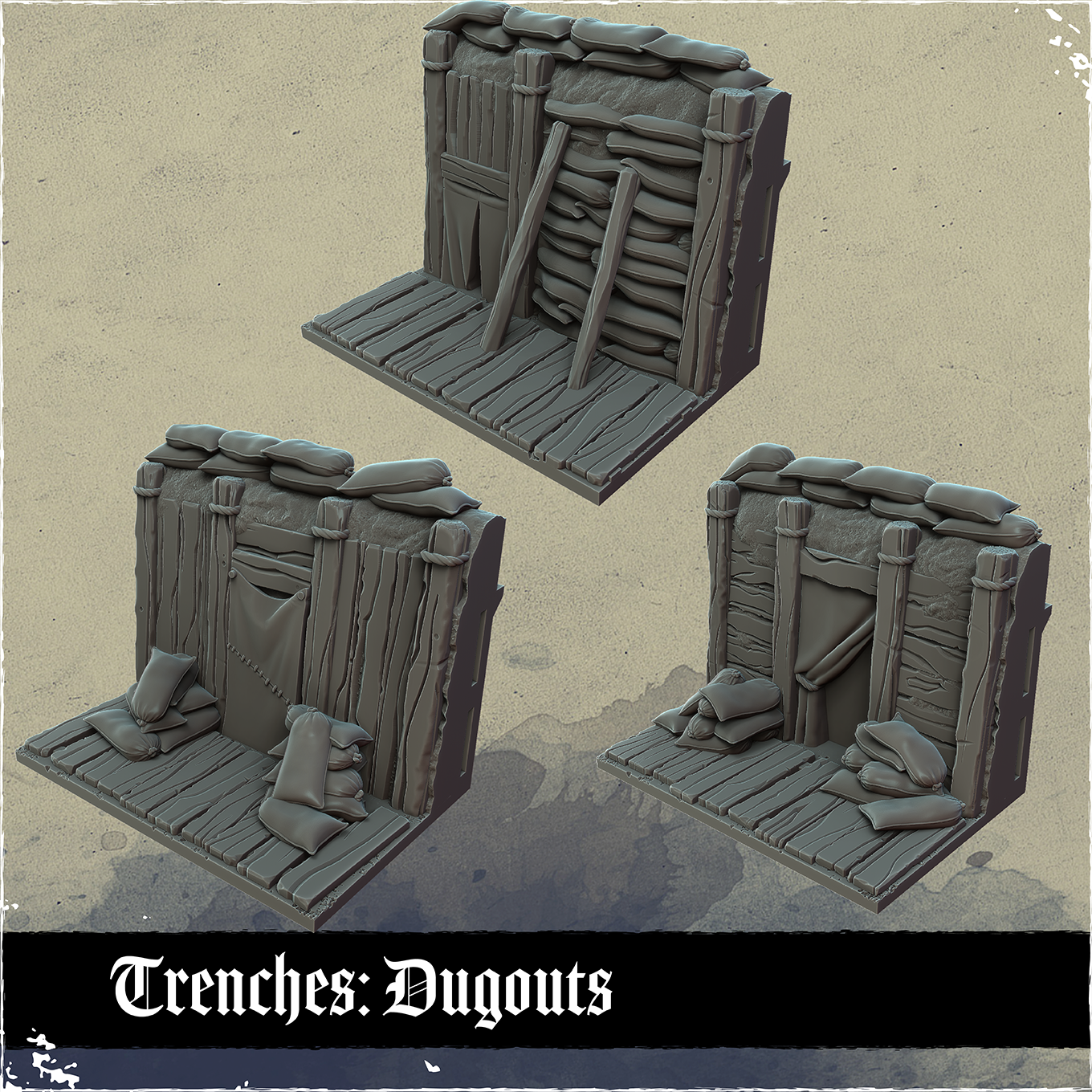Trench Sanctums and Dugouts by multiverse-store - trench, trenchcrusade, ww1 - Image 2