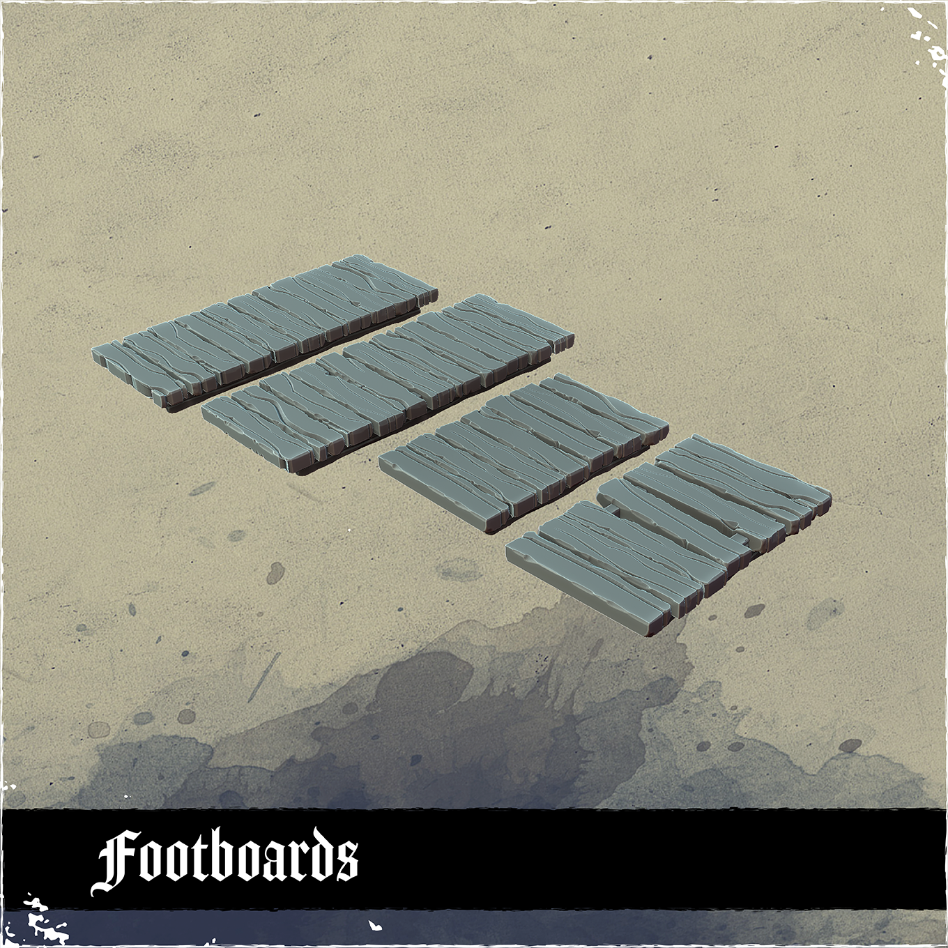 Trench Footboards by multiverse-store - Trench Crusade Terrain