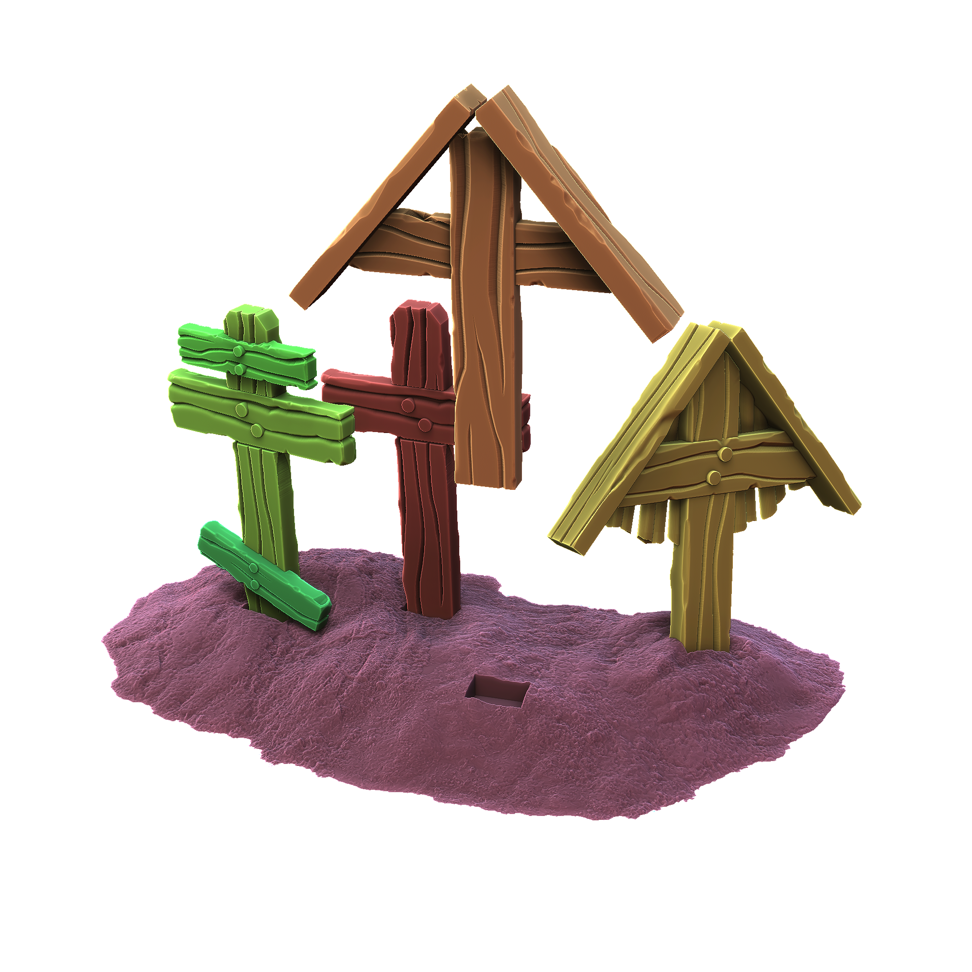 Battlefield Crosses by multiverse-store - Trench Crusade Terrain - Image 2