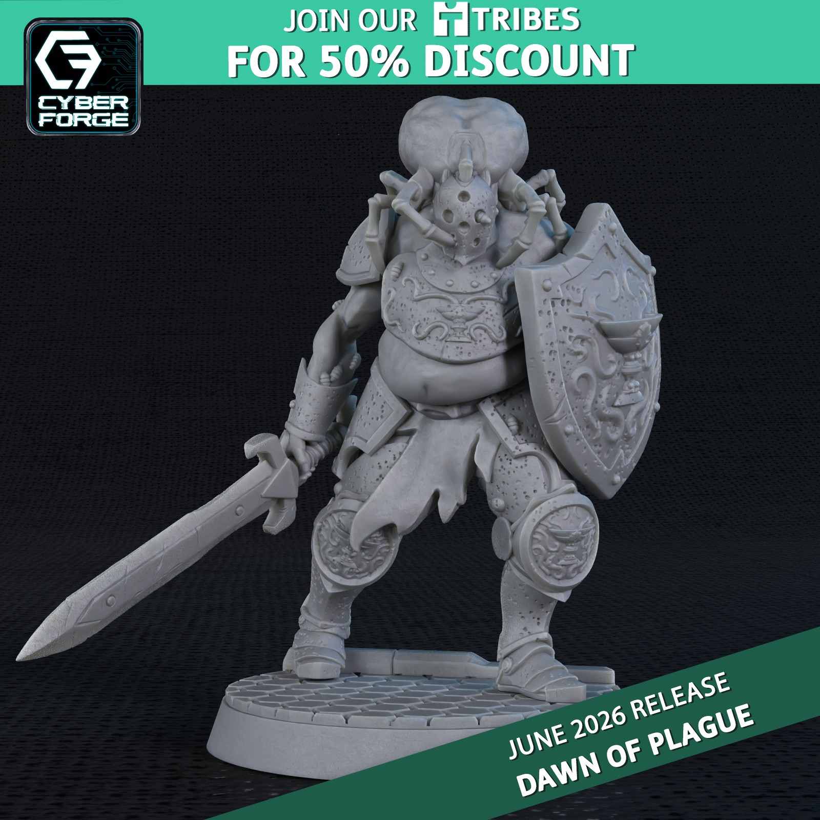 Plague Guard - Dawn of Plague - Trench Crusade STL file for Corpse Guard