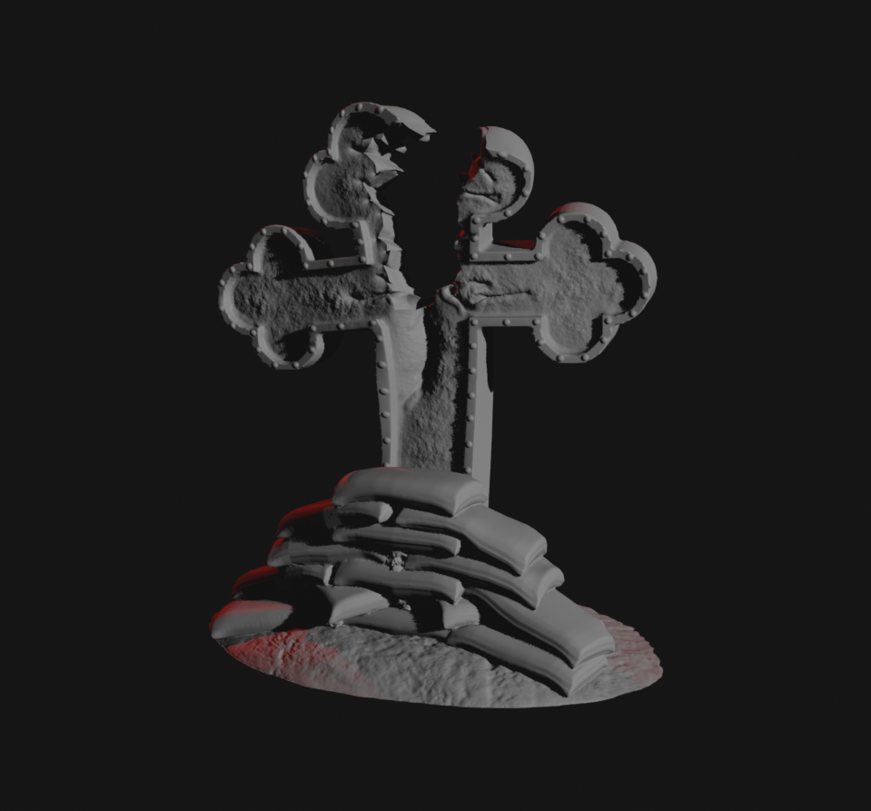 Shattered icon by Wills Hobby - Trench Crusade Terrain