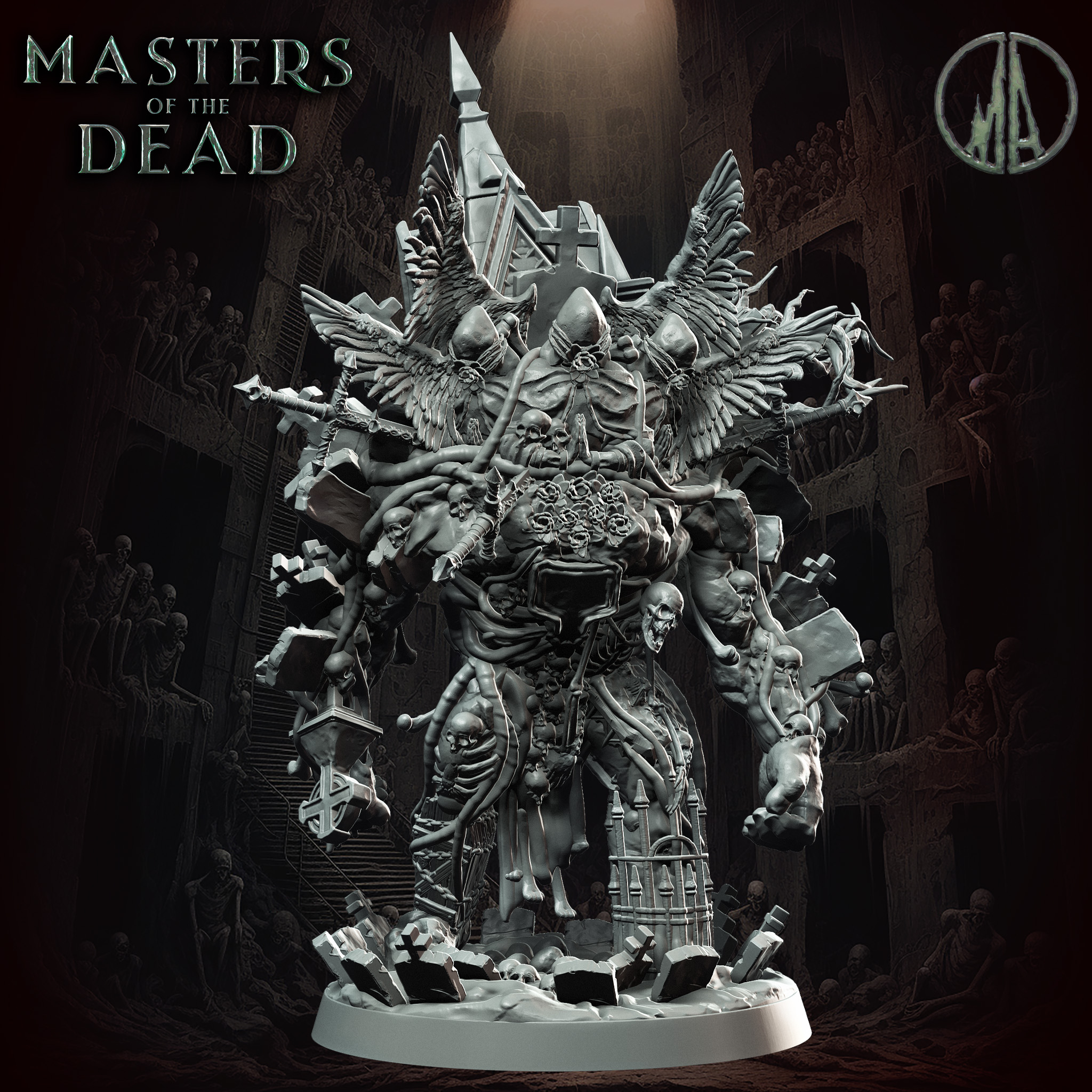 Graveyard Golem - Masters of the Dead by Monolith Arts, is a proxy for Desecrated Saint, in Court of the Seven Headed Serpent.