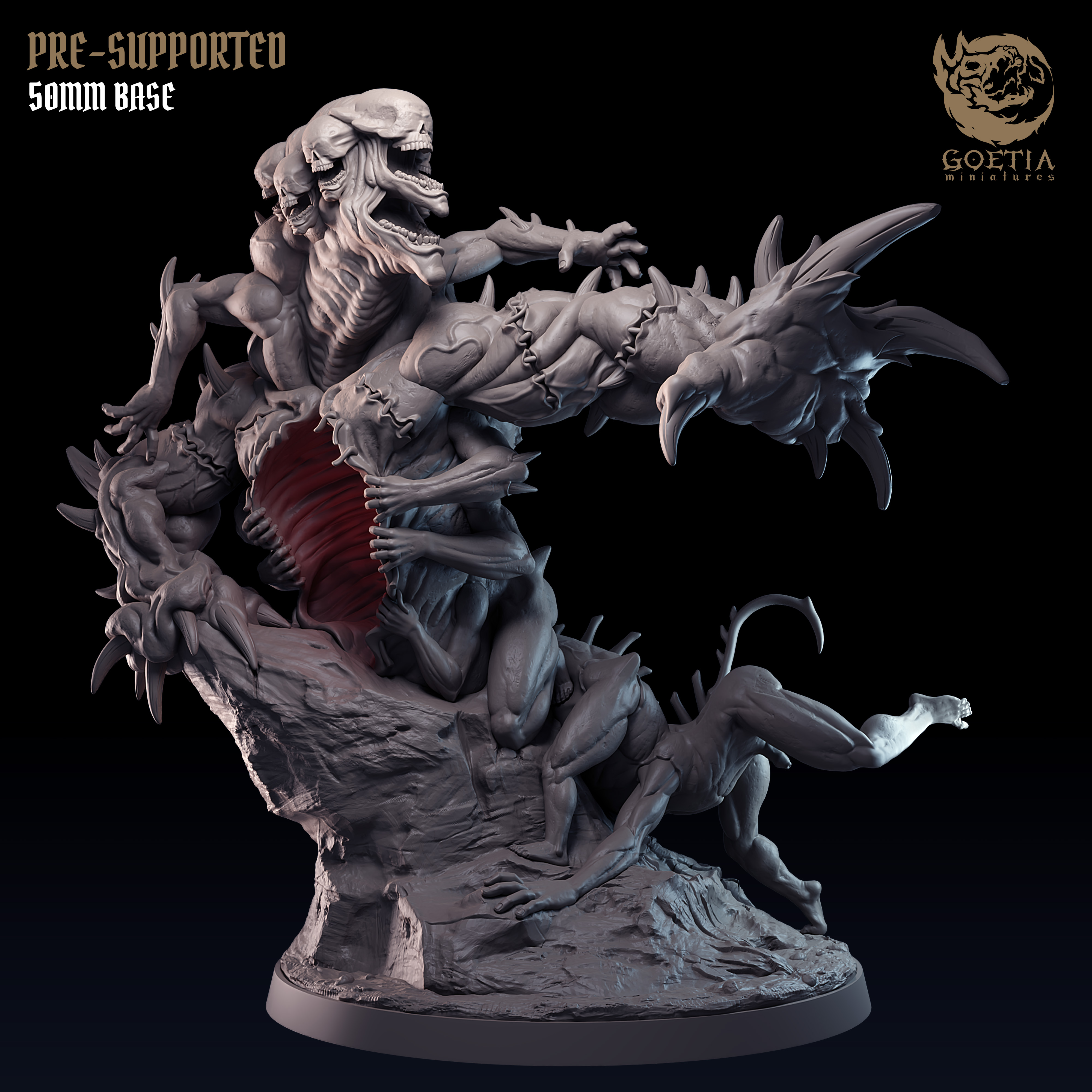 Last Breath of Dying by Goetia Miniatures, is a proxy for Amalgam, in Cult of the Black Grail.