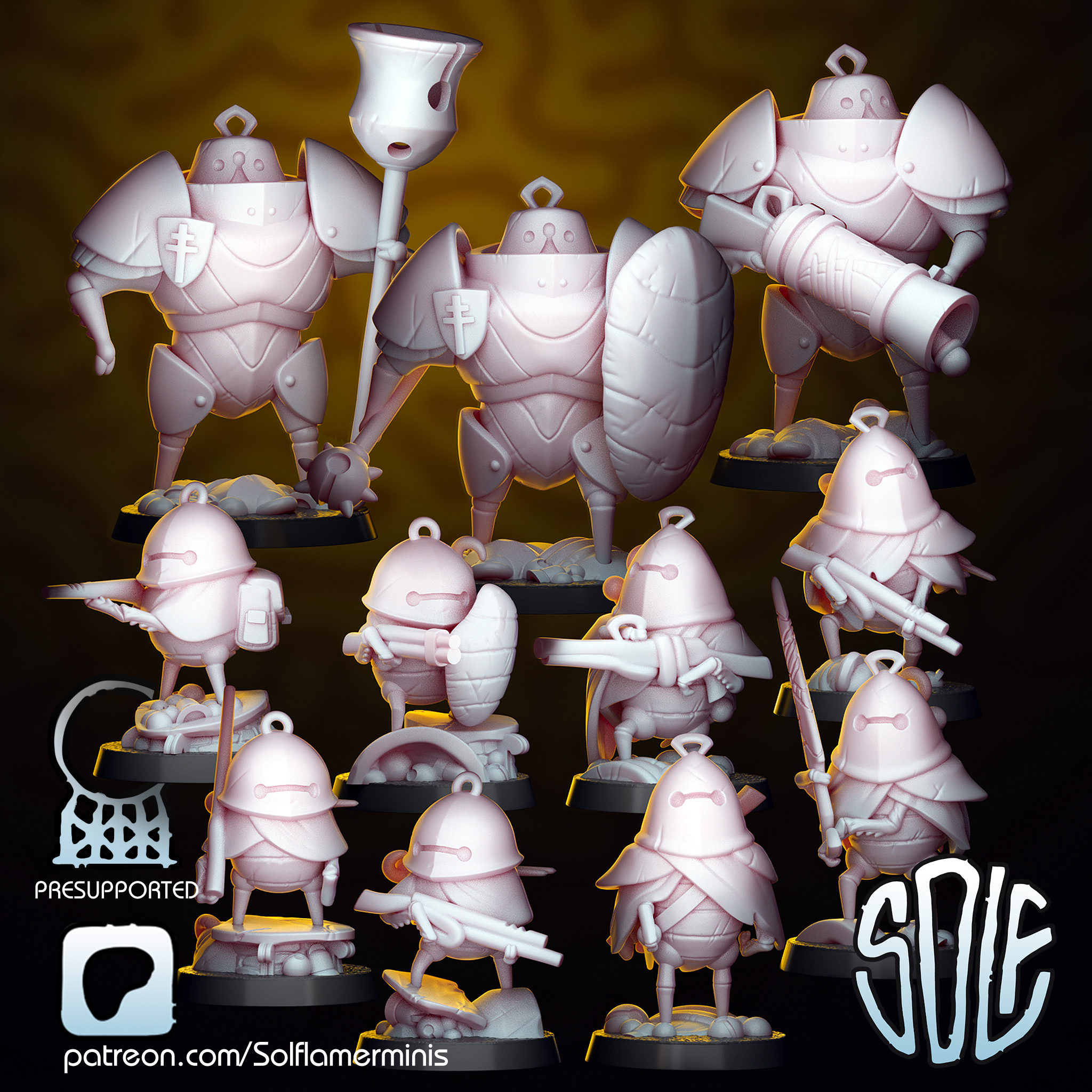 Church trench bugs.Troops pack by Solflamer minis, is a proxy for Mechanised Heavy Infantry, Shocktrooper, Yeoman, in The Principality of New Antioch.