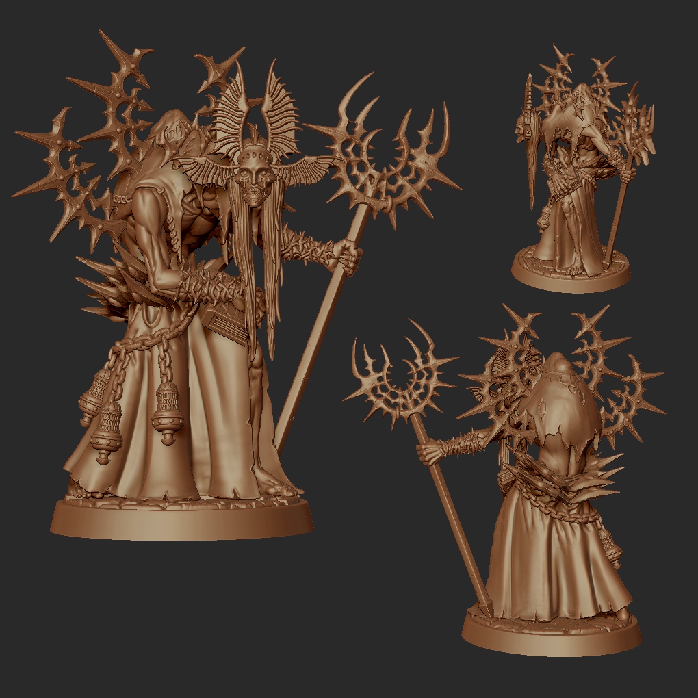 High Priest of Ivrean by Goetia Miniatures - Image 2