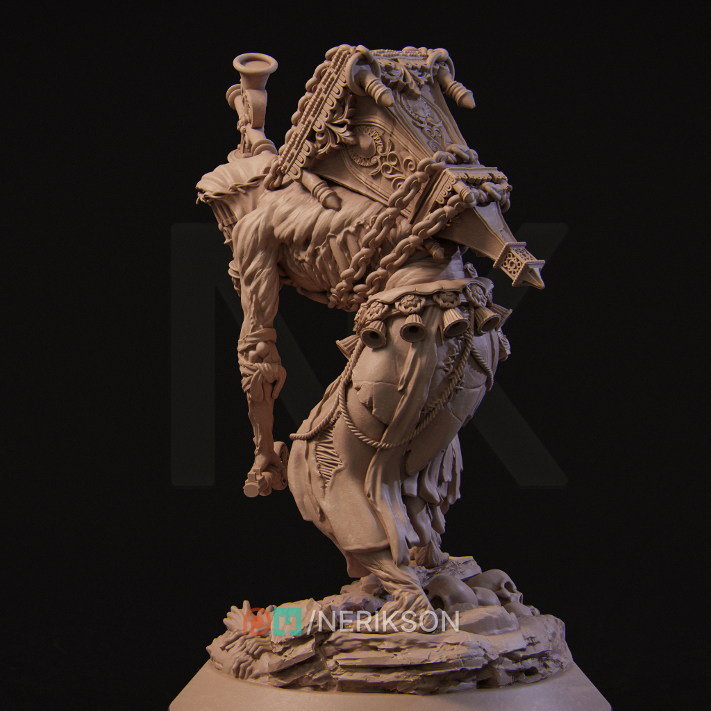 Undead Keeper [presupported] - Trench Crusade STL File | The STL Trenches