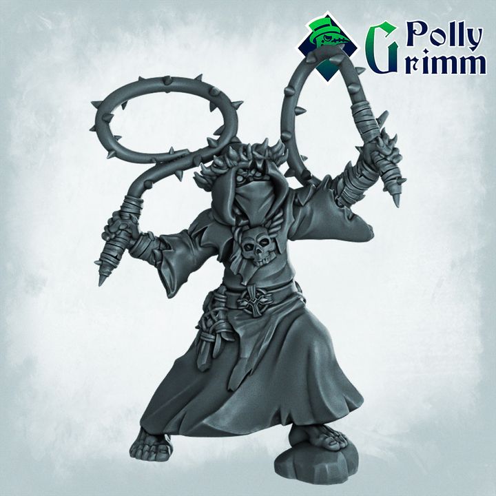 Twisted Cult. Cultist 4 by PollyGrimm, is a proxy for Heretic Priest, in Heretic Legion.