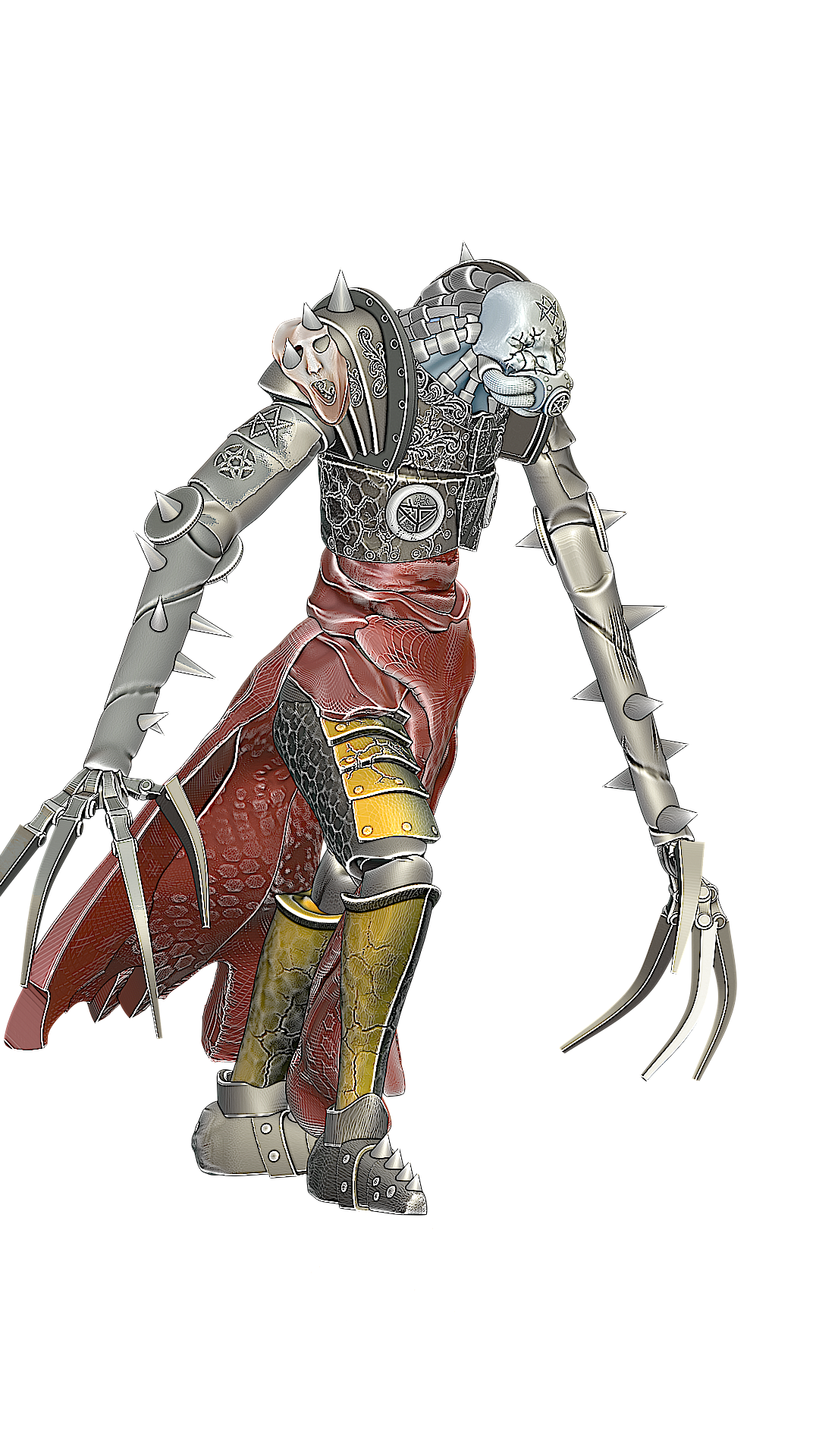 Made in hell. by Jorge PS4, is a proxy for Goetic Warlock, in Court of the Seven Headed Serpent, Heretic Legion.