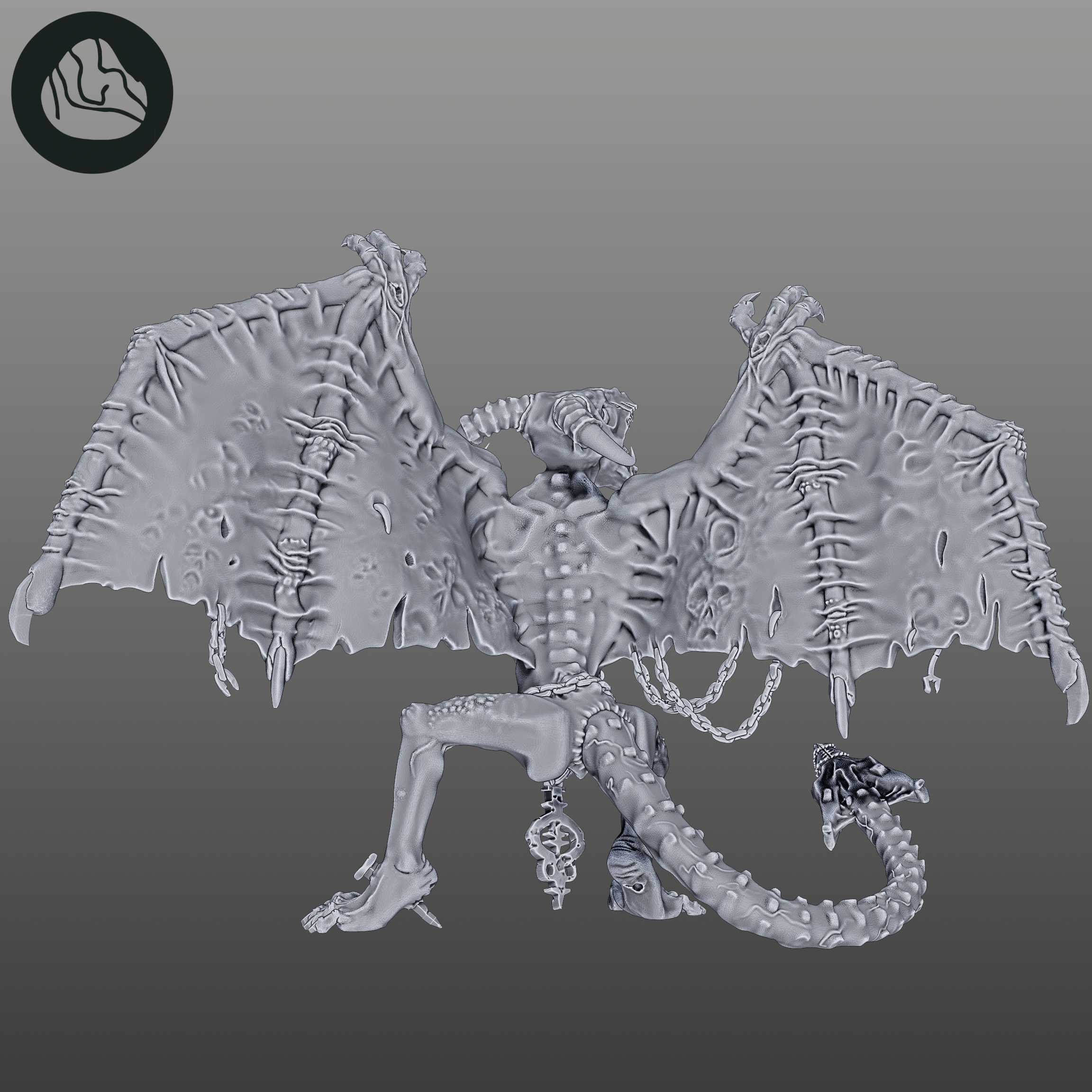 Hell Dragon by UmbralSculpts, is a proxy for The Dragon, in Trench Crusade factions.