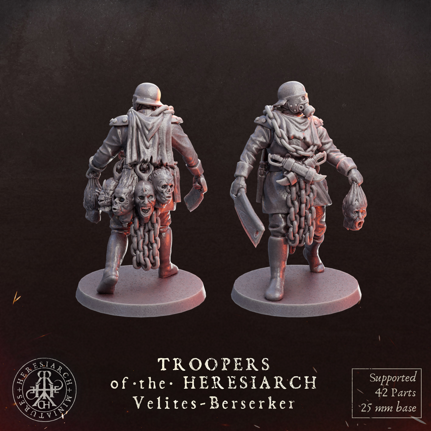 Velites Berserkers - Troopers of the Heresiarch by HeresiarchMiniatures - Image 3