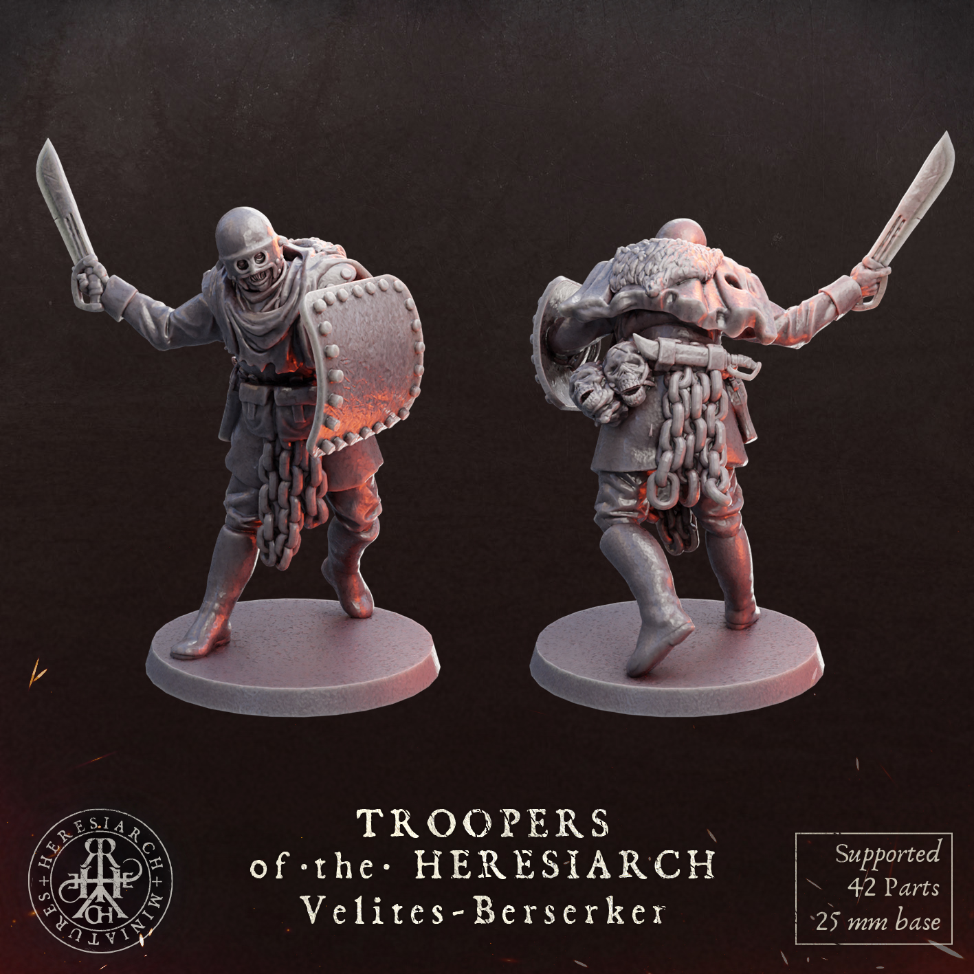 Velites Berserkers - Troopers of the Heresiarch by HeresiarchMiniatures - Image 4