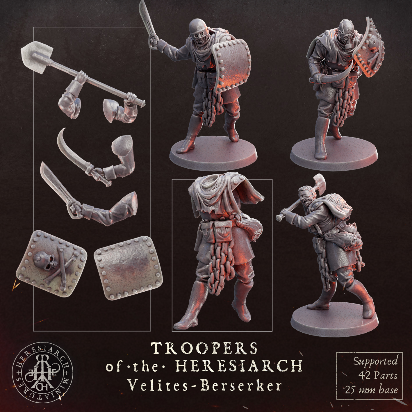 Velites Berserkers - Troopers of the Heresiarch by HeresiarchMiniatures - Image 8