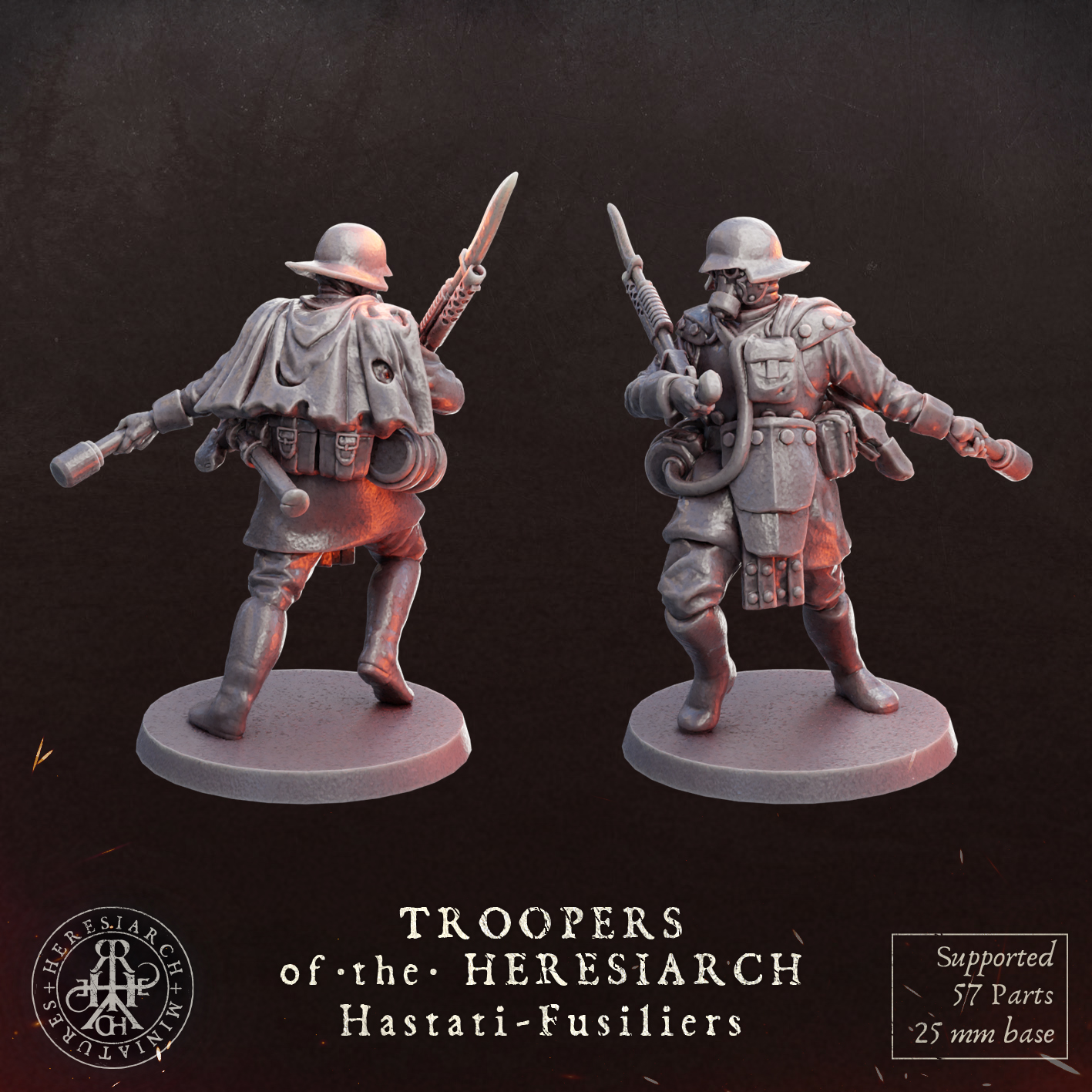 Hastati Fussiliers - Troopers of the Heresiarch by HeresiarchMiniatures - Image 2