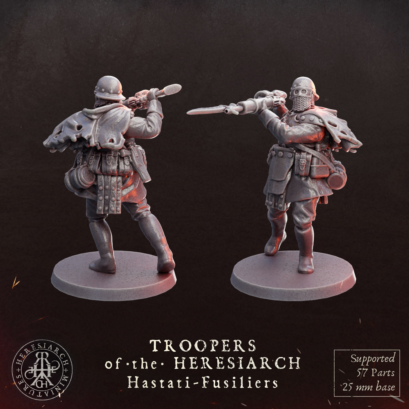 Hastati Fussiliers - Troopers of the Heresiarch by HeresiarchMiniatures - Image 3