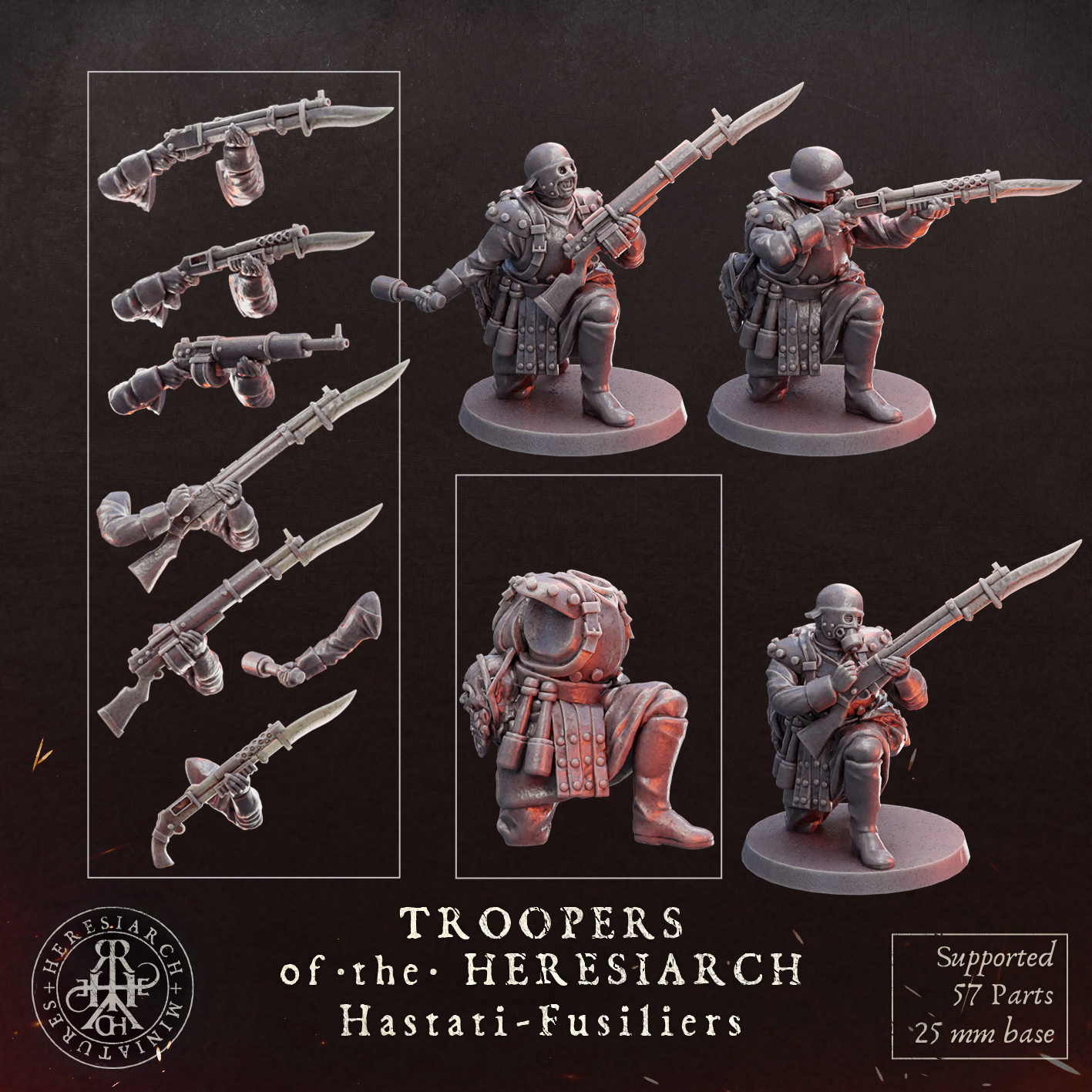 Hastati Fussiliers - Troopers of the Heresiarch by HeresiarchMiniatures - Image 5