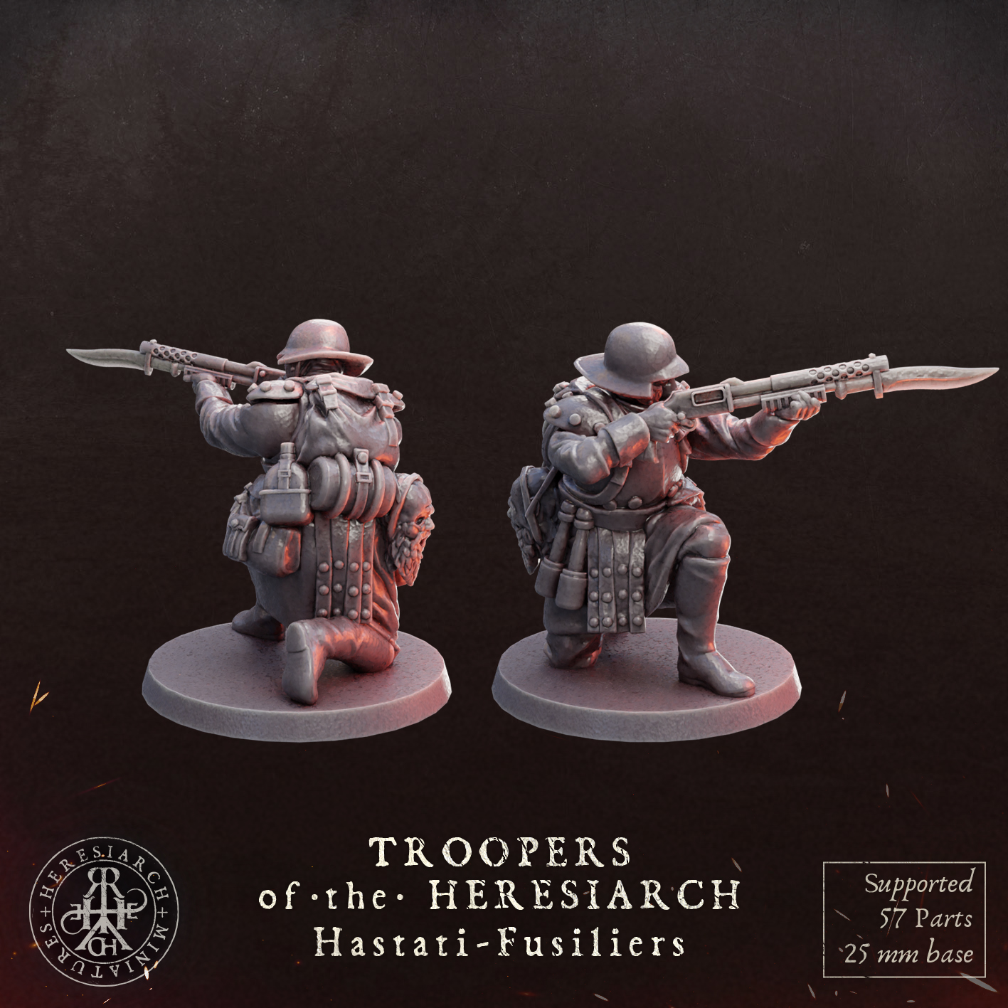 Hastati Fussiliers - Troopers of the Heresiarch by HeresiarchMiniatures - Image 10