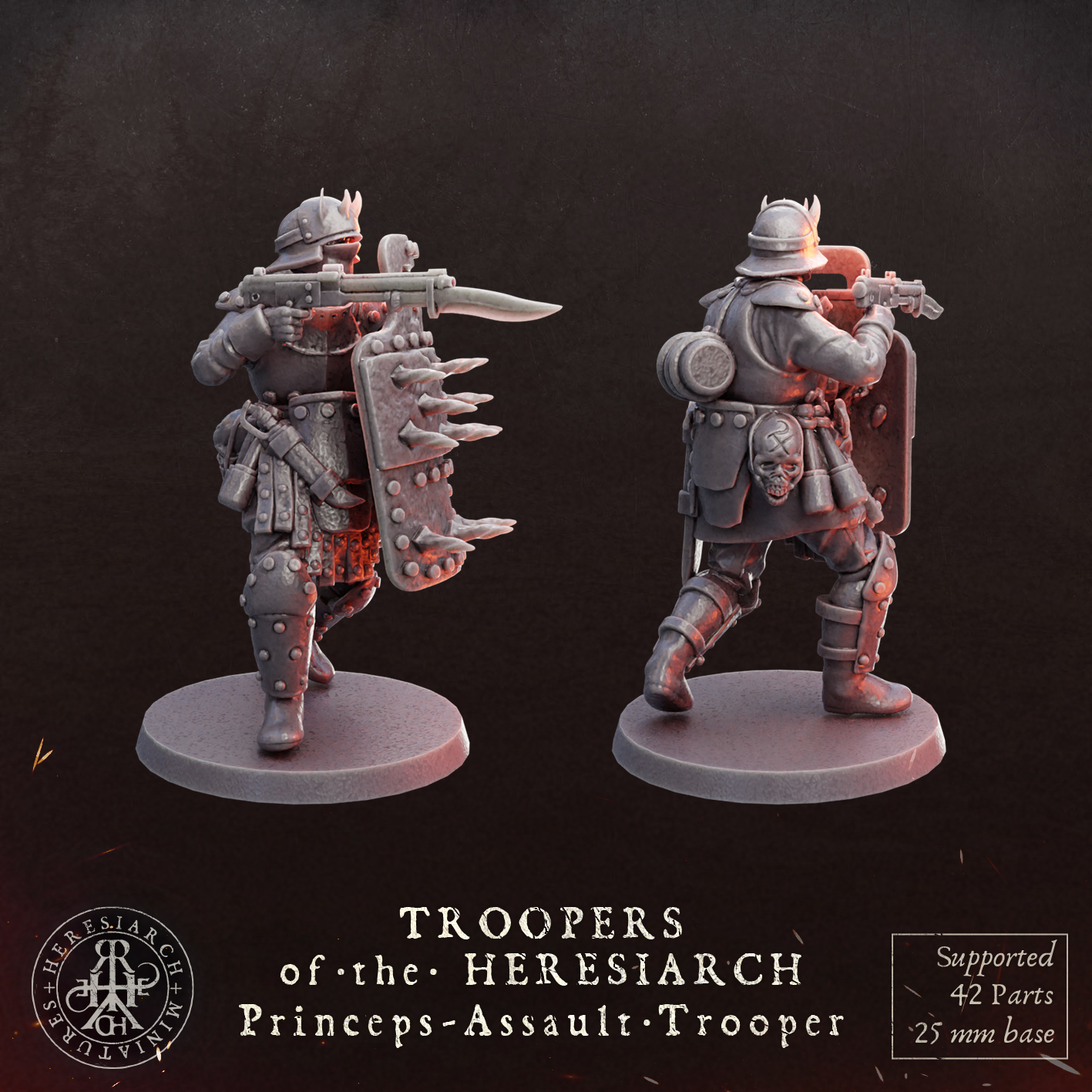 Princeps  Assault Troopers - Troopers of the Heresiarch by HeresiarchMiniatures - Image 2