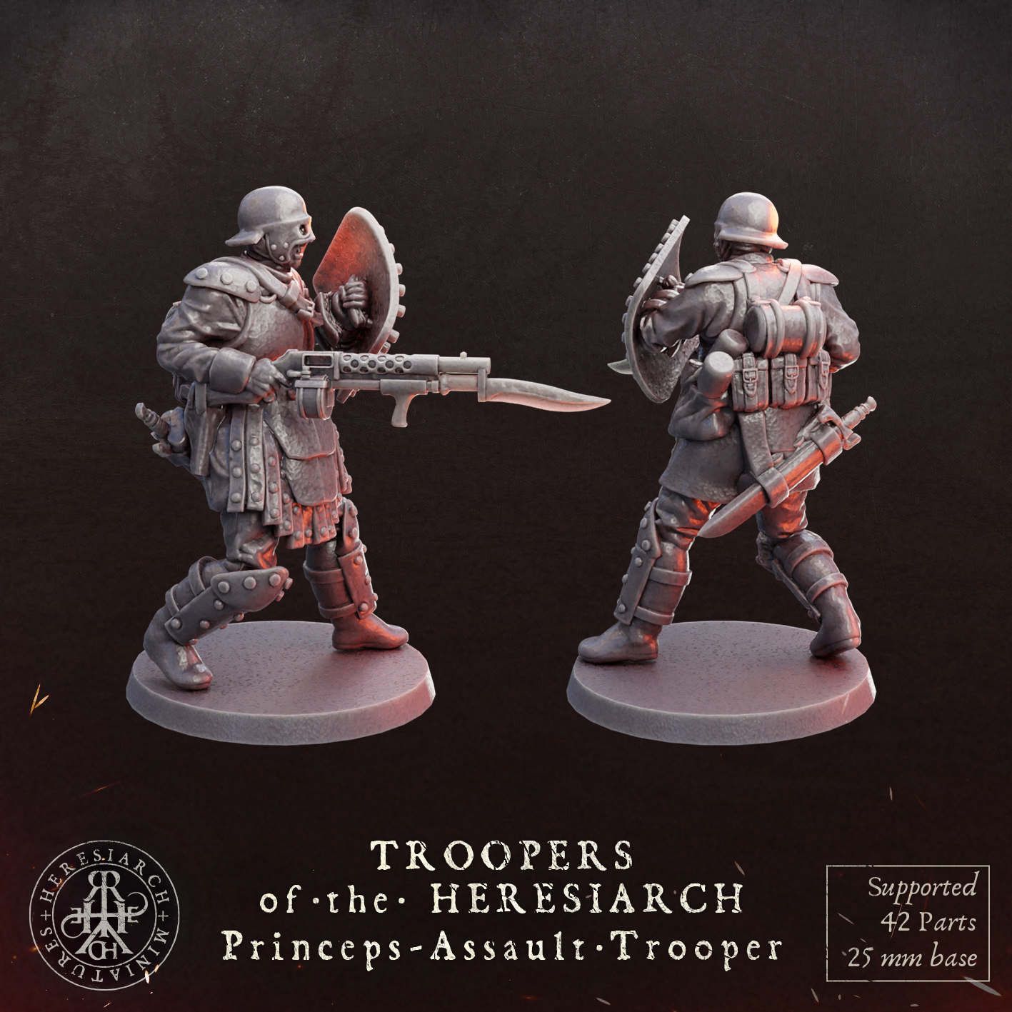Princeps  Assault Troopers - Troopers of the Heresiarch by HeresiarchMiniatures - Image 3