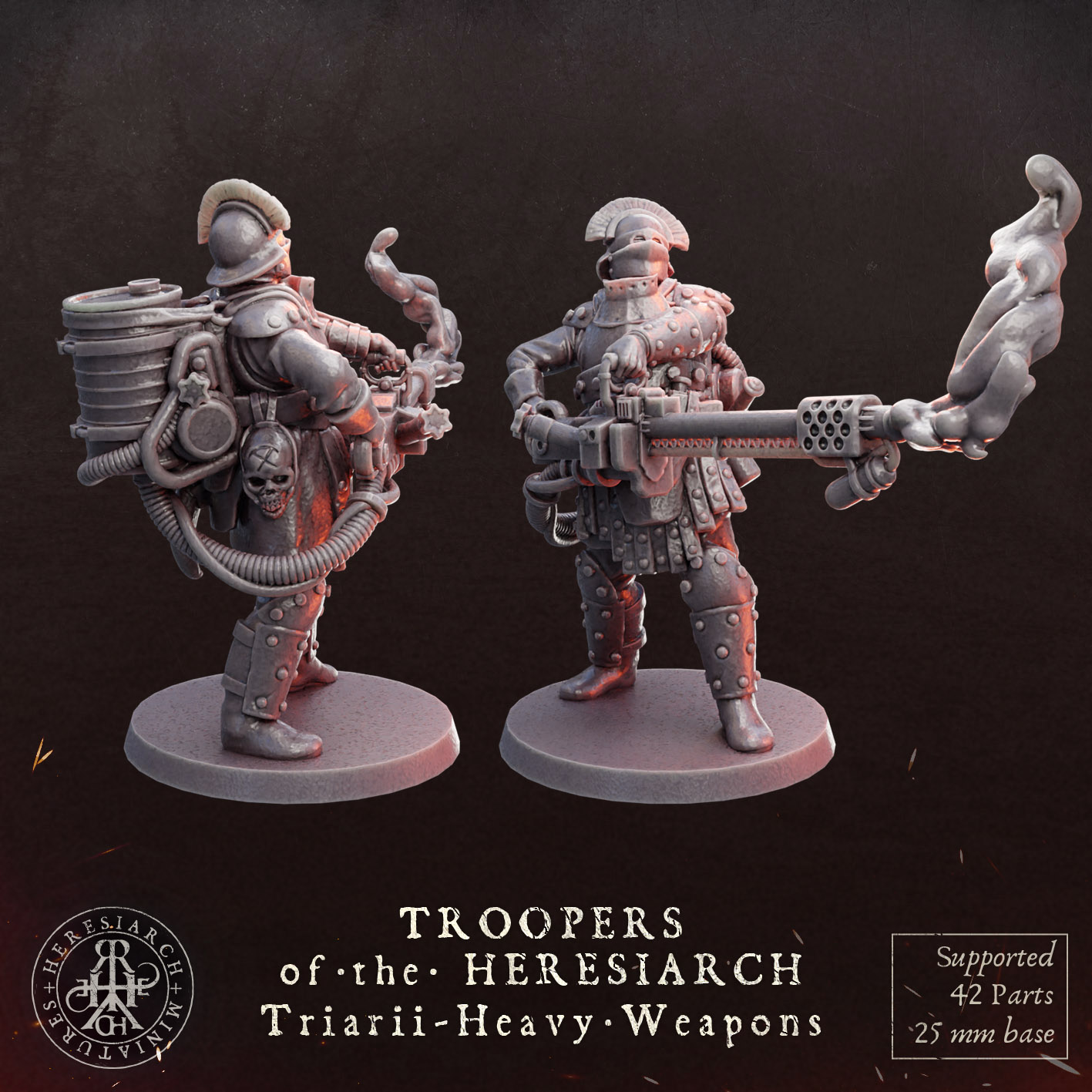 Triarii  Heavy Weapons - Troopers of the Heresiarch by HeresiarchMiniatures - Image 2