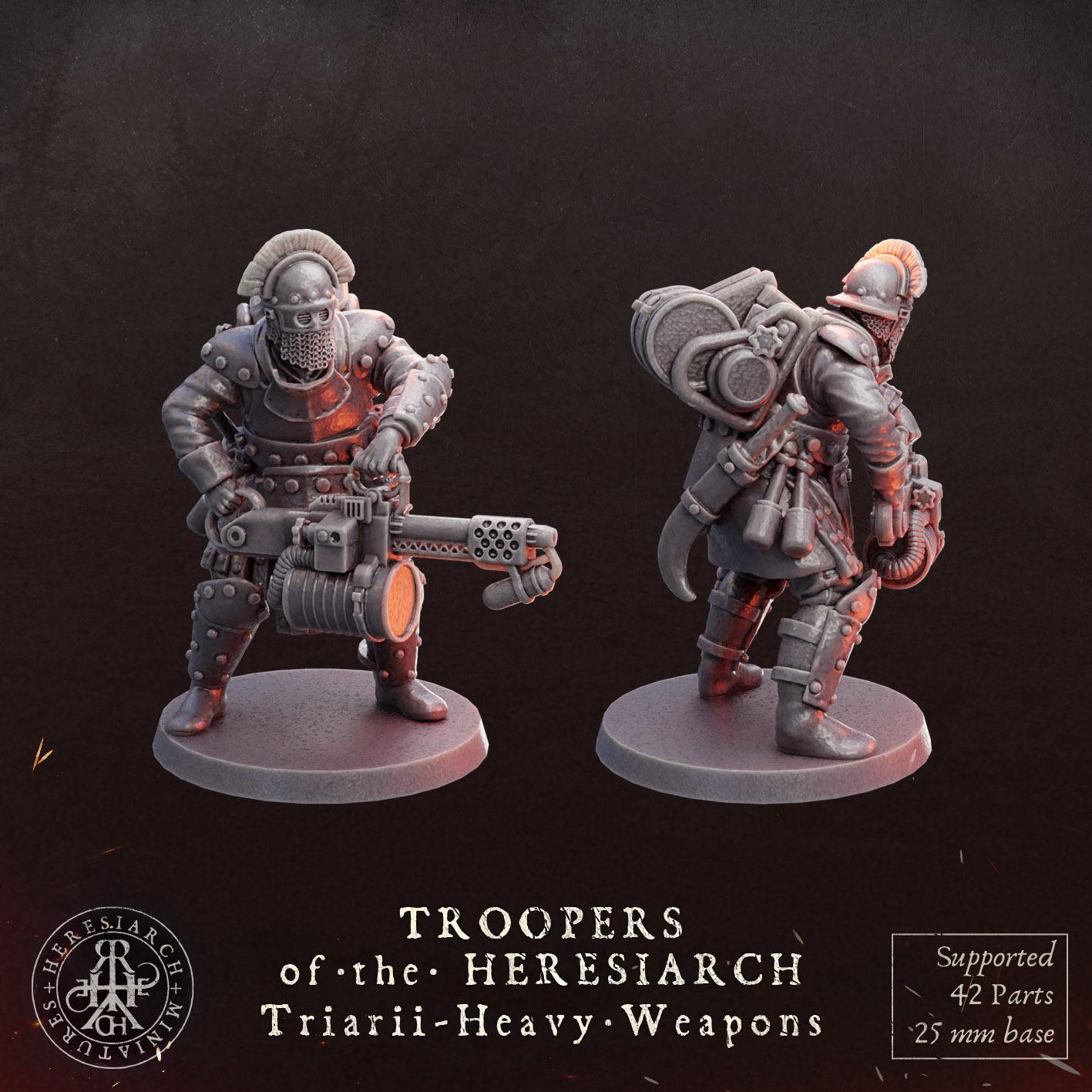 Triarii  Heavy Weapons - Troopers of the Heresiarch by HeresiarchMiniatures - Image 3